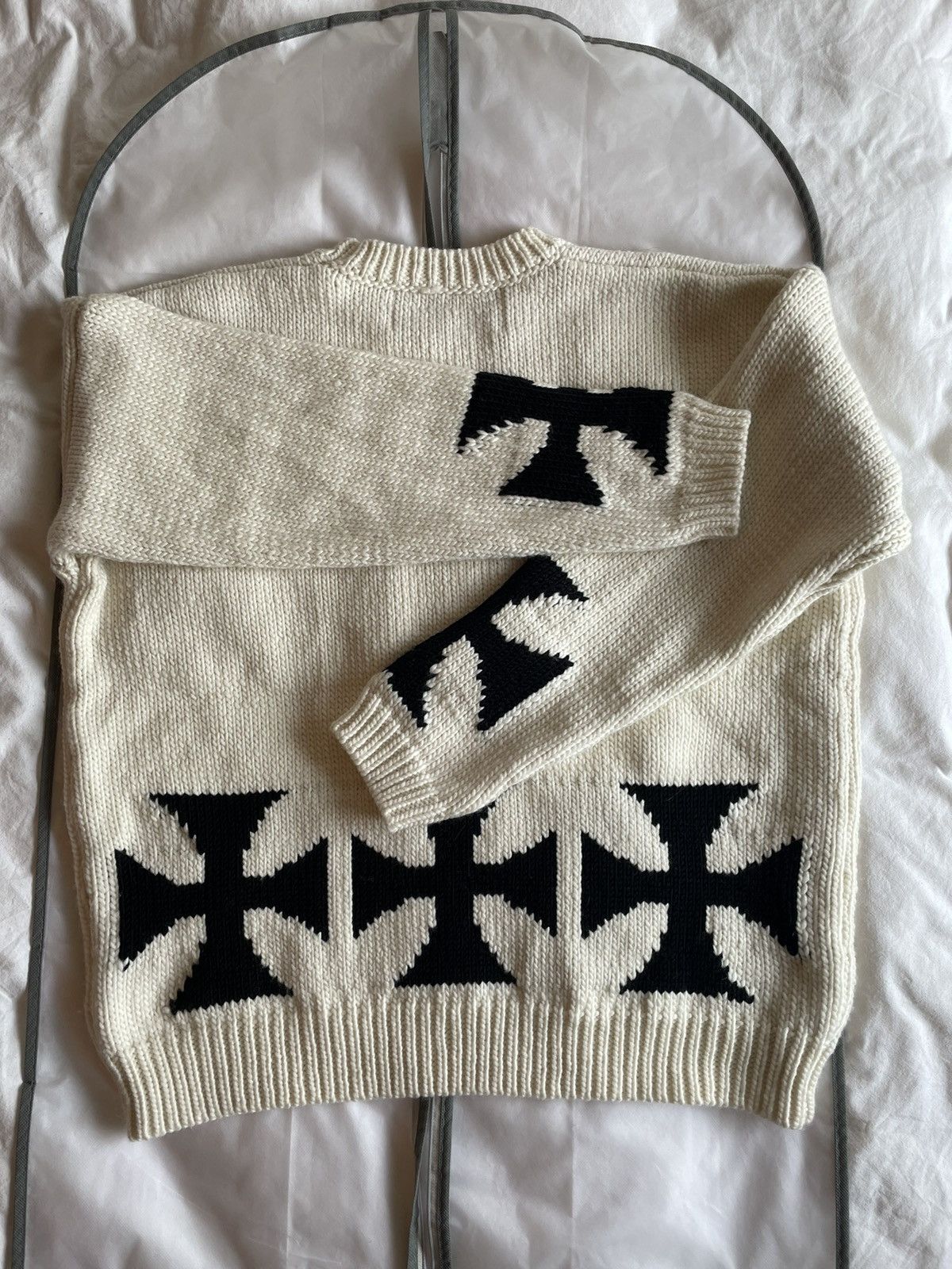 Enfants Riches Deprimes IRON CROSS KNIT Size US M / EU 48-50 / 2 - 4 Thumbnail