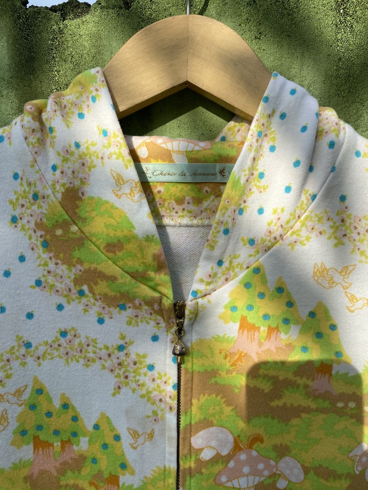 Japanese Brand Cherir La Femme Japanese Fairy Zip Hoodie Forest Mushroom Size M / US 6-8 / IT 42-44 - 2 Thumbnail