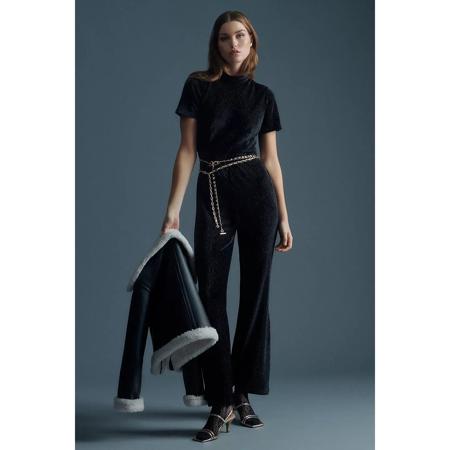 Anthropologie New Anthropologie Hutch Knit Catsuit JUMPSUIT $188 SIZE 14 Size 36" / US 14 / IT 50 - 5 Thumbnail