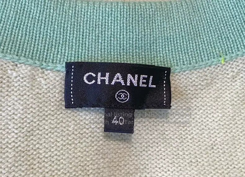 Chanel Chanel Light green knitted cardigan coat Size S / US 4 / IT 40 - 5 Thumbnail