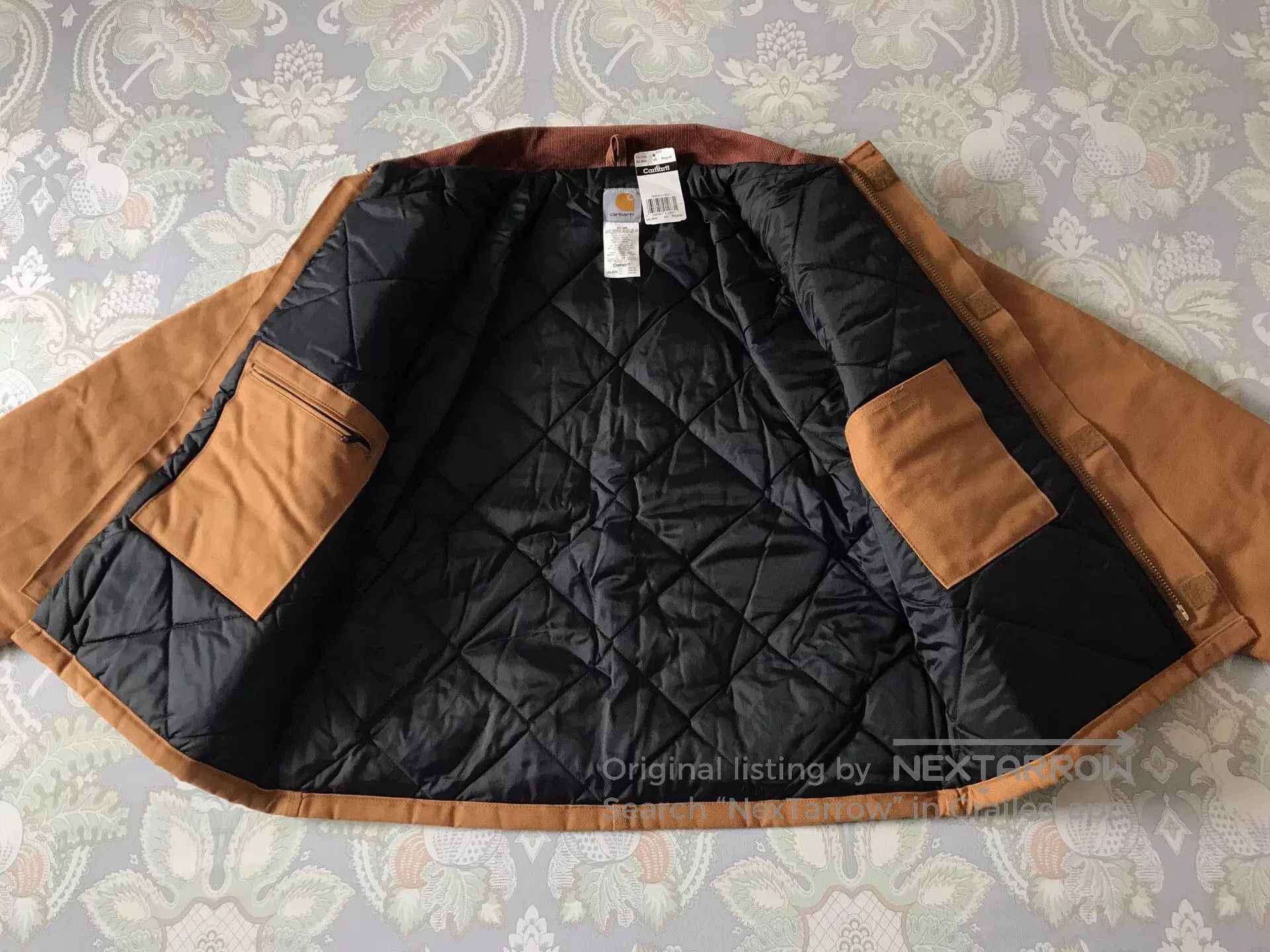 Carhartt Carhartt J02 Brown Canvas Work Jacket. Size US S / EU 44-46 / 1 - 3 Thumbnail