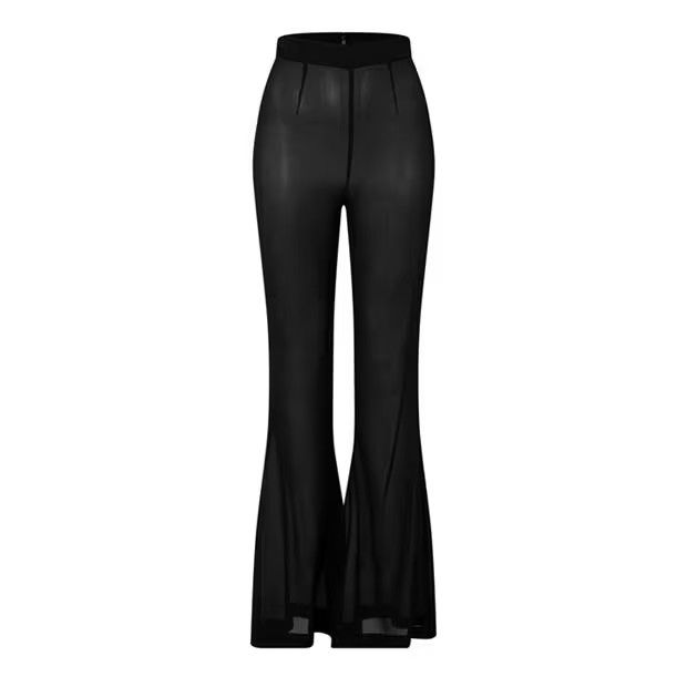 Dolce & Gabbana o1g2r1mq1024 Flared Trousers in Black Size 31" - 1 Thumbnail