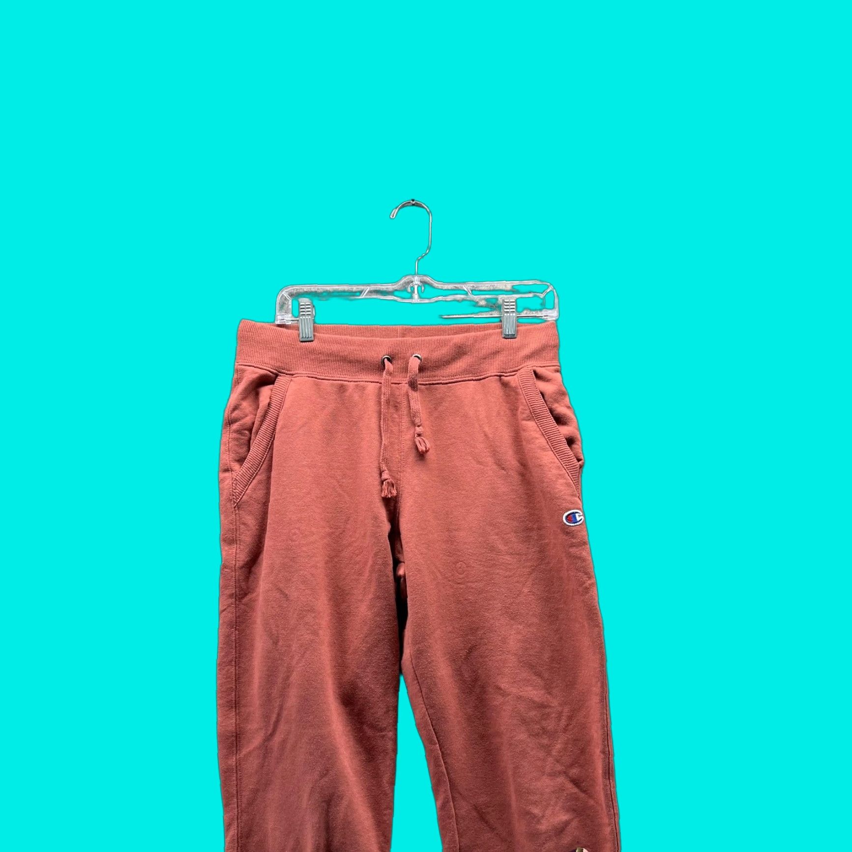Champion Champion Sweatpants Men Medium Adult Orange Jogger Athletic Fit Training Gym Size US 31 - 1 Thumbnail