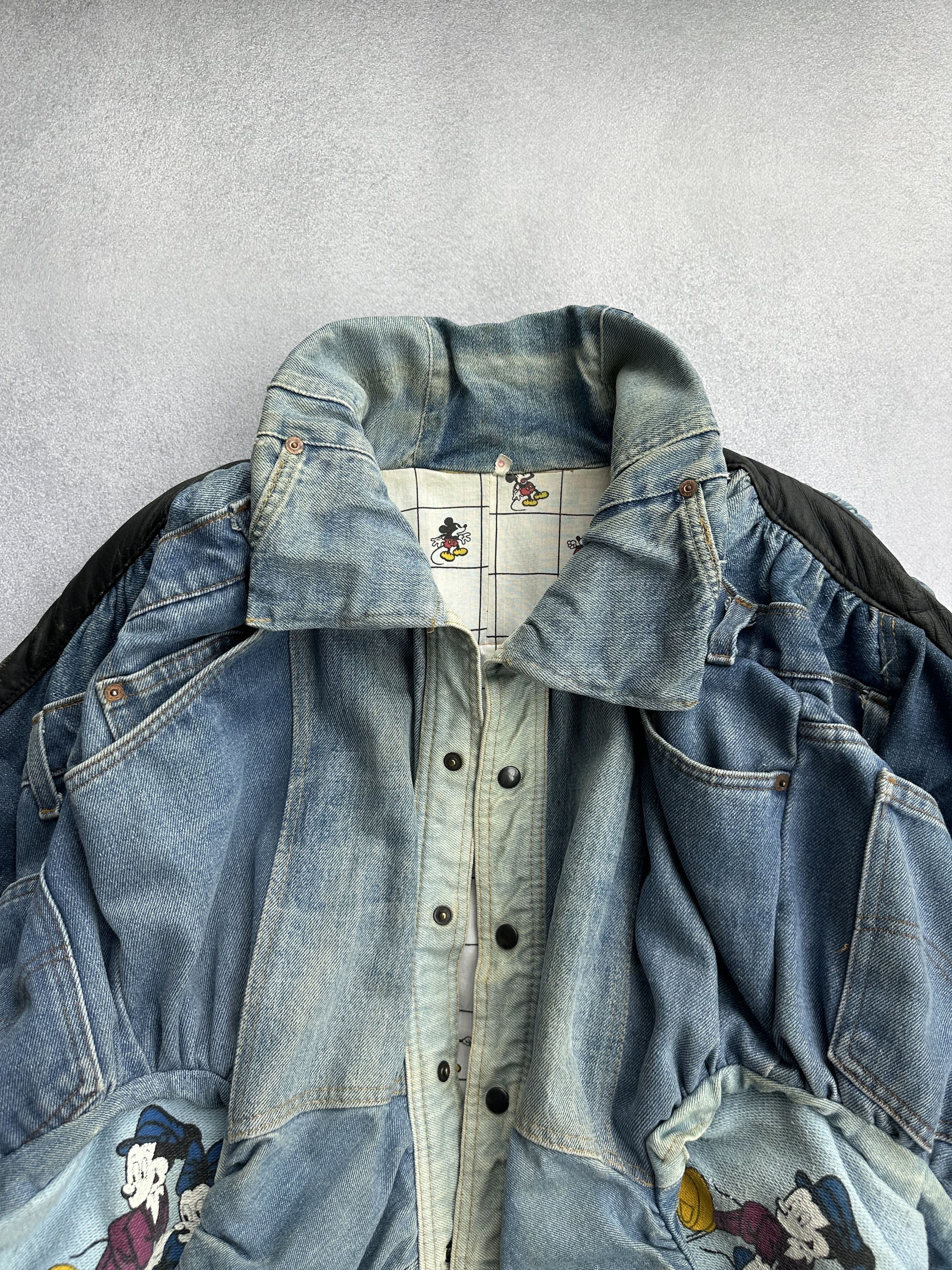 Disney × Undercover Disney DonaldDuck 90s PatchWork Levi’s Denim Handmade Jacket Size US L / EU 52-54 / 3 - 10 Thumbnail