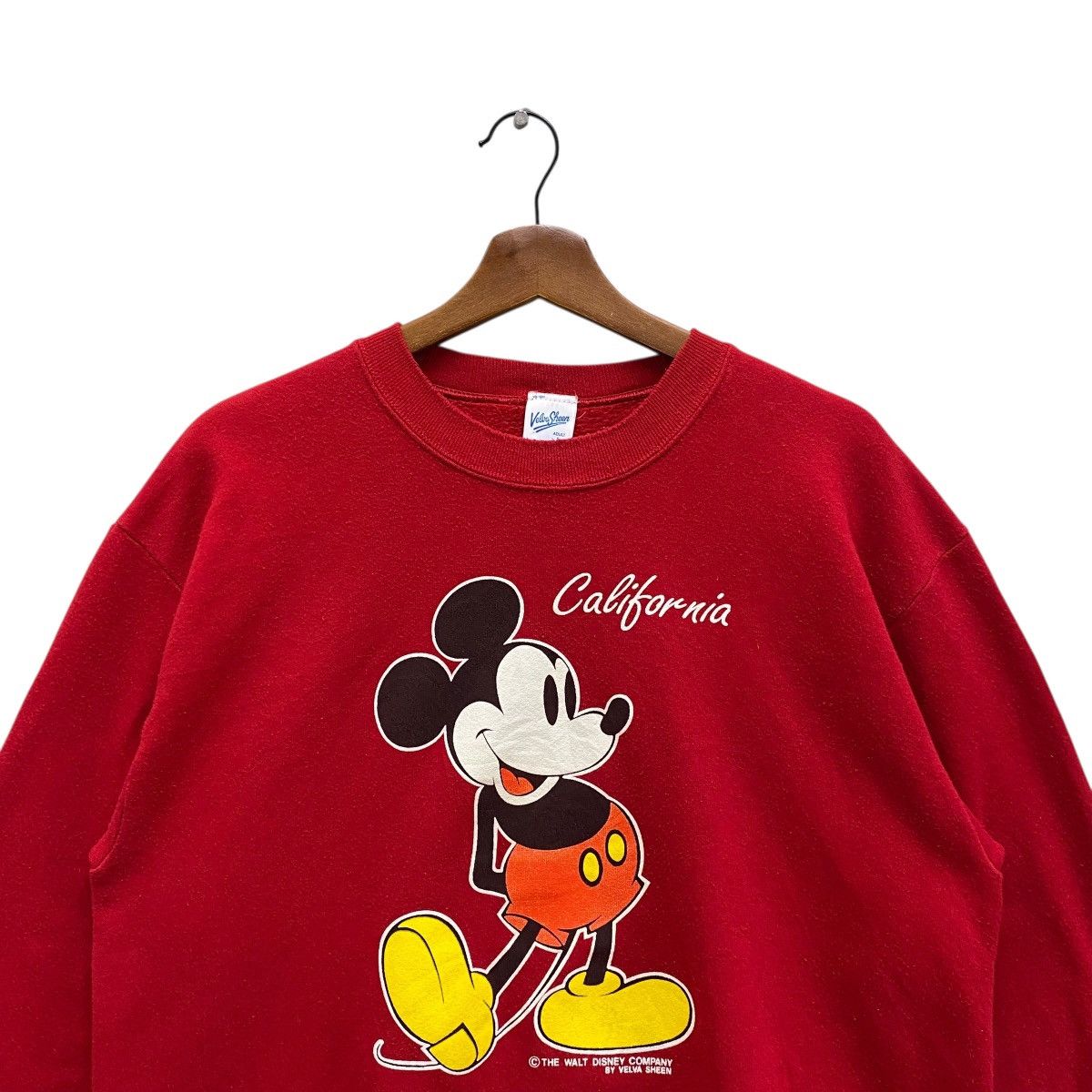 Mickey Mouse Vintage 80s Mickey Mouse Sweatshirt Velva Sheen Made in USA Size US L / EU 52-54 / 3 - 2 Thumbnail