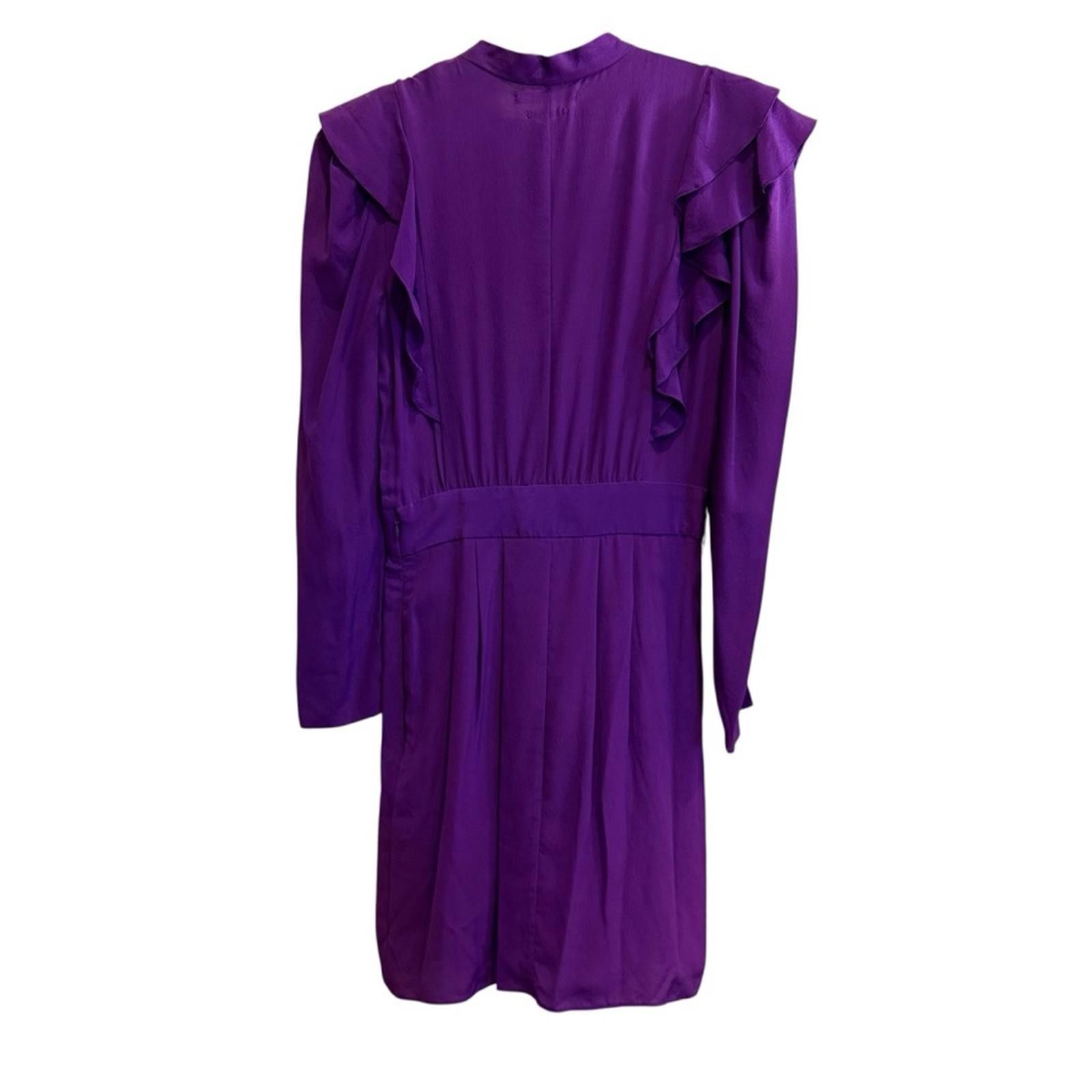 Isabel Marant Etoile Isabel Marant Yoana Purple Silk Mini Sz 36/4 Size S / US 4 / IT 40 - 8 Thumbnail