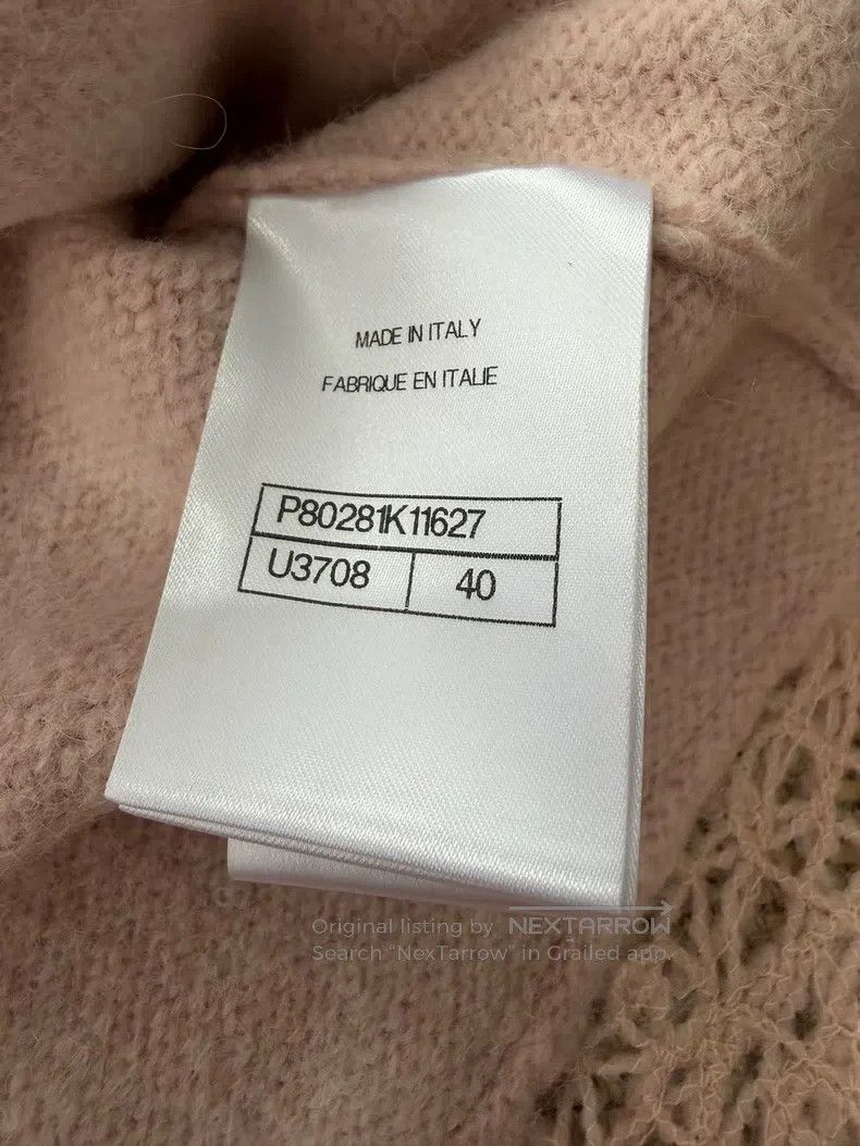 Chanel Chanel Pink lace cardigan coat Size S / US 4 / IT 40 - 4 Thumbnail