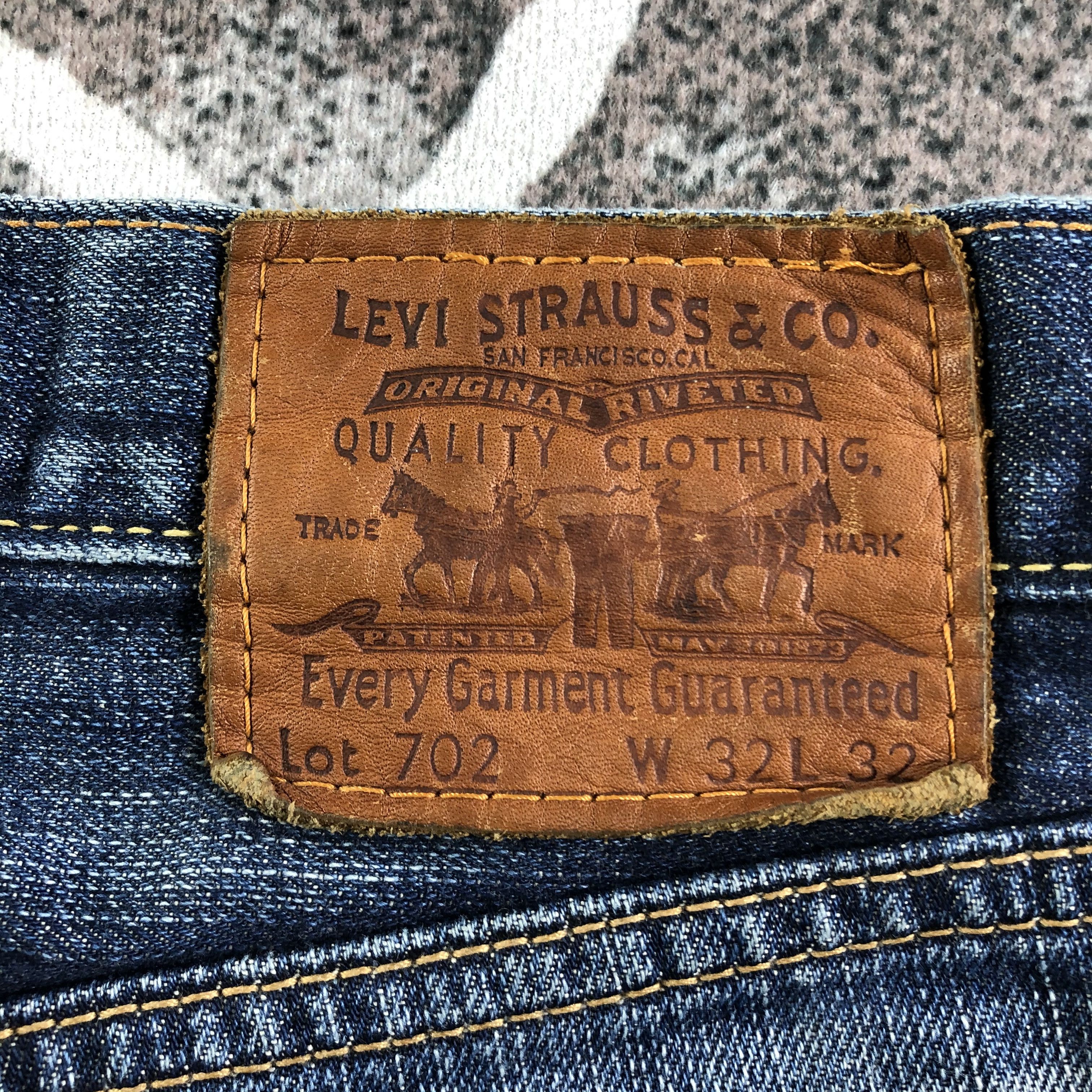Levi's Vintage Levis Jeans 702 Faded Blue Denim KJ2491 Size US 31 - 5 Thumbnail