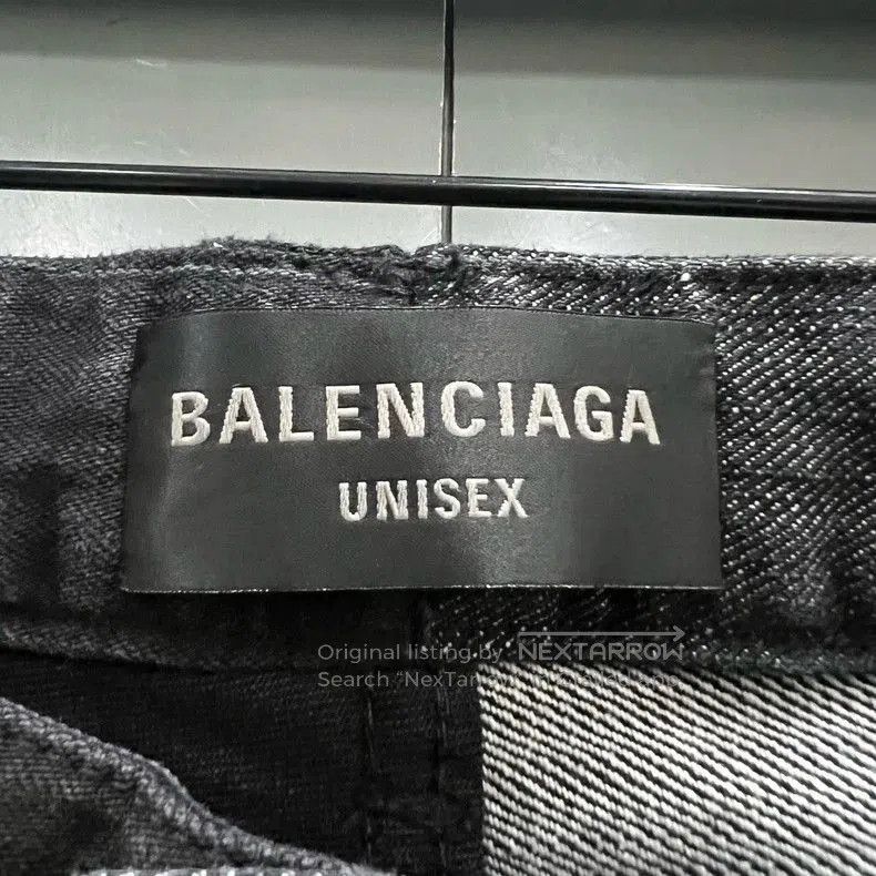 Balenciaga Balenciaga Patchwork Asymmetric Jeans. Size US 26 / EU 42 - 3 Thumbnail