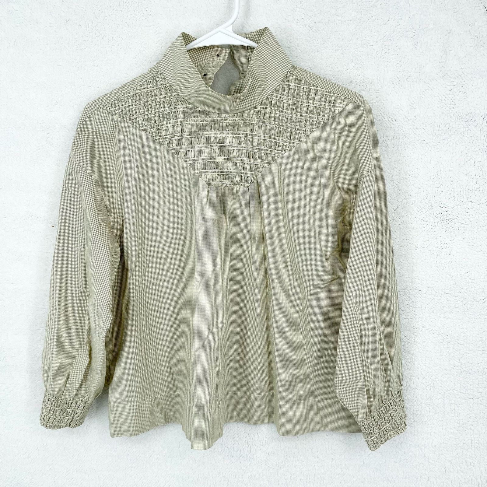 Everlane Everlane The Funnel-Neck Smock Button Back Top Business Size XS / US 0-2 / IT 36-38 - 2 Thumbnail
