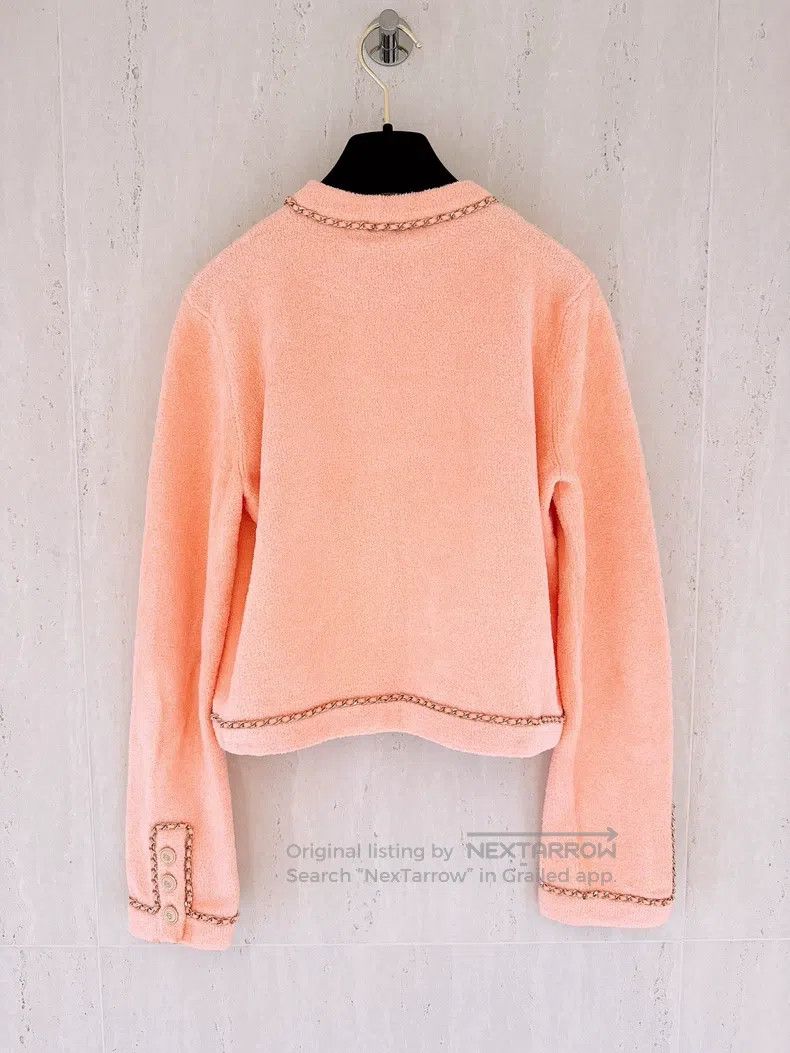 Chanel Chanel Orange-pink chain towel jacket Size XS / US 0-2 / IT 36-38 - 2 Thumbnail