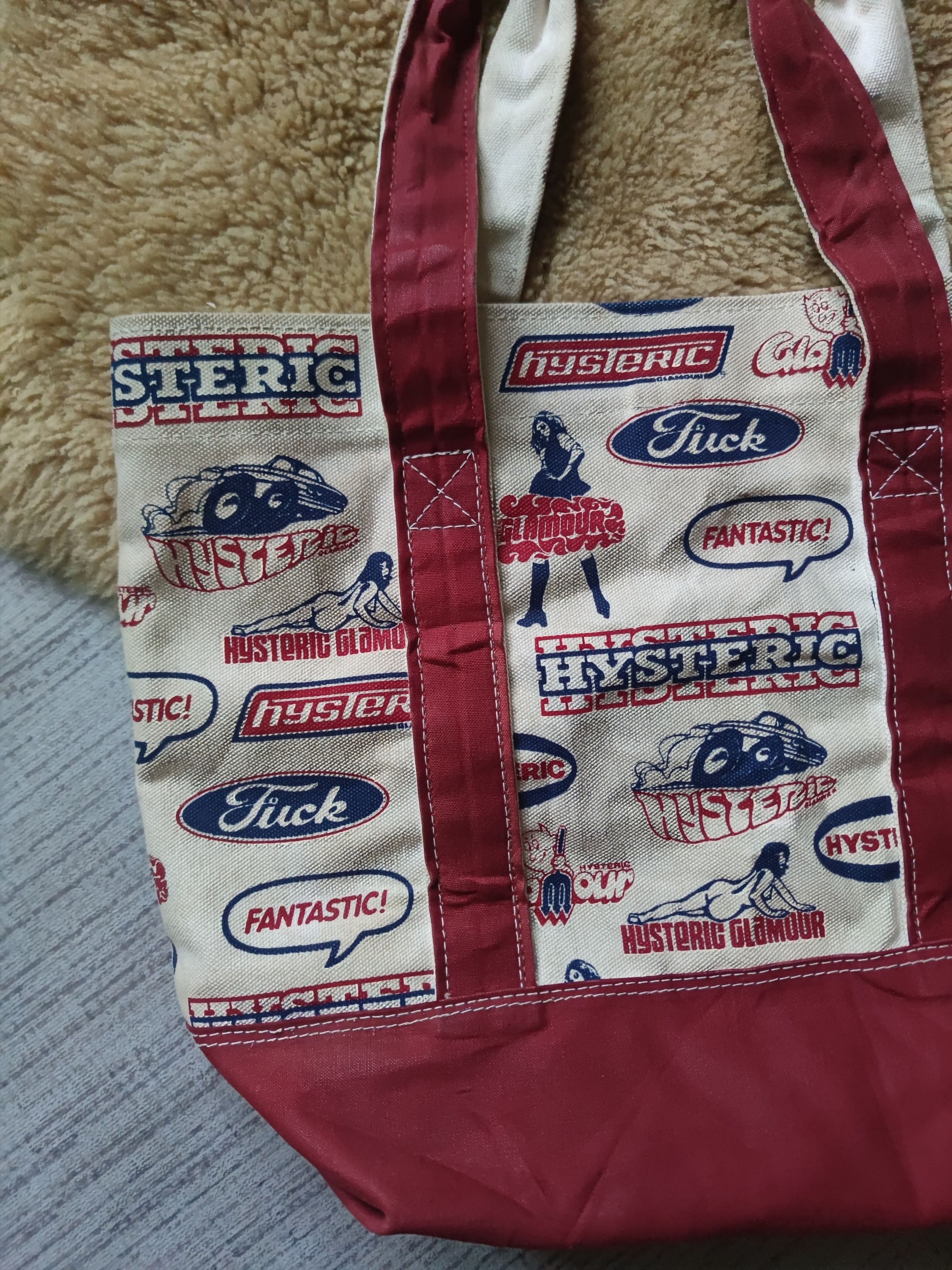 Hysteric Glamour Vintage HYSTERIC GLAMOUR Canvas Tote Bag Size ONE SIZE - 6 Thumbnail