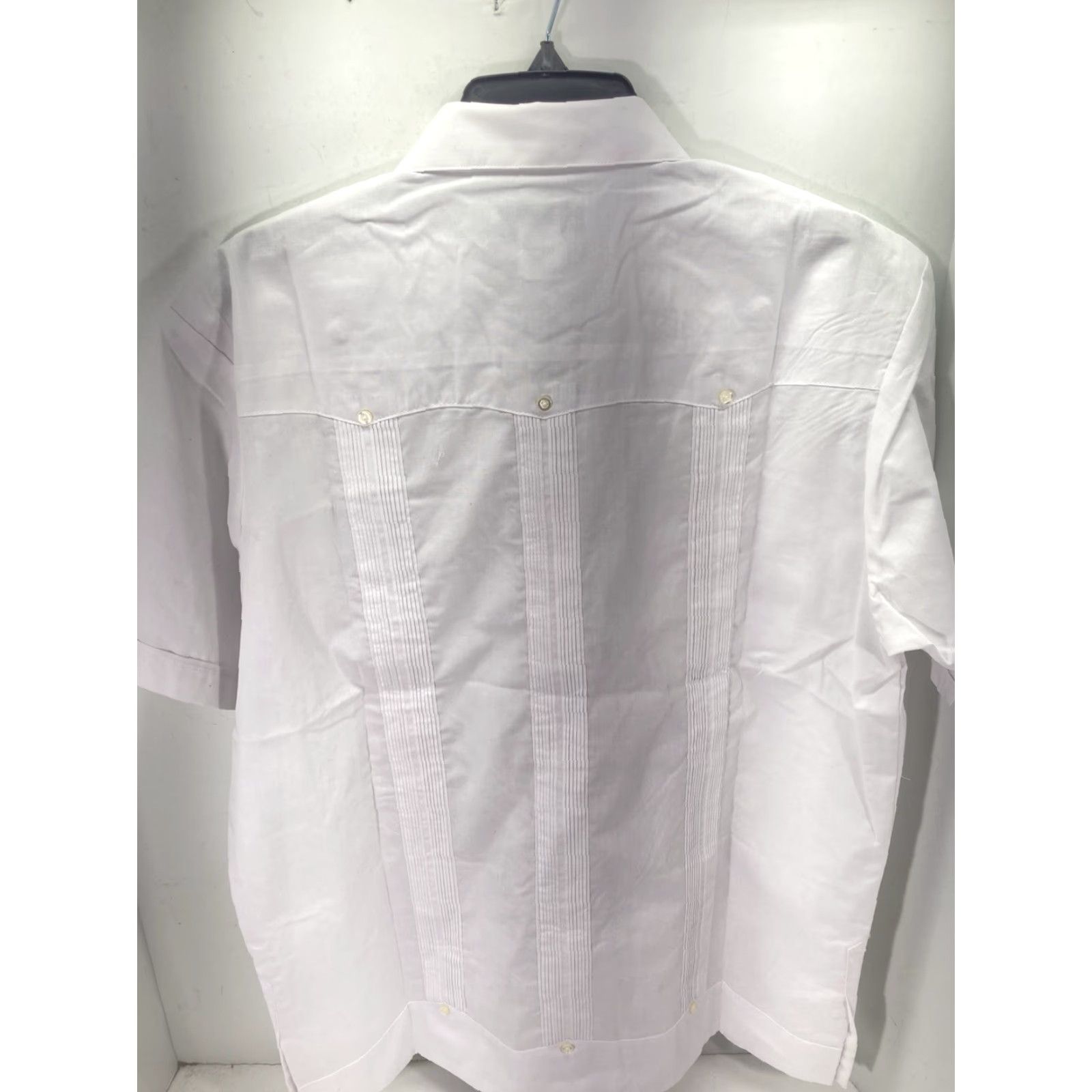 Vintage J Edwards Guayabera Cabana Wedding Shirt Men Small White Button Short Sleeve Shirt Mens Small White Guayabera Wedding Button-Up Shirts Size US S / EU 44-46 / 1 - 6 Thumbnail