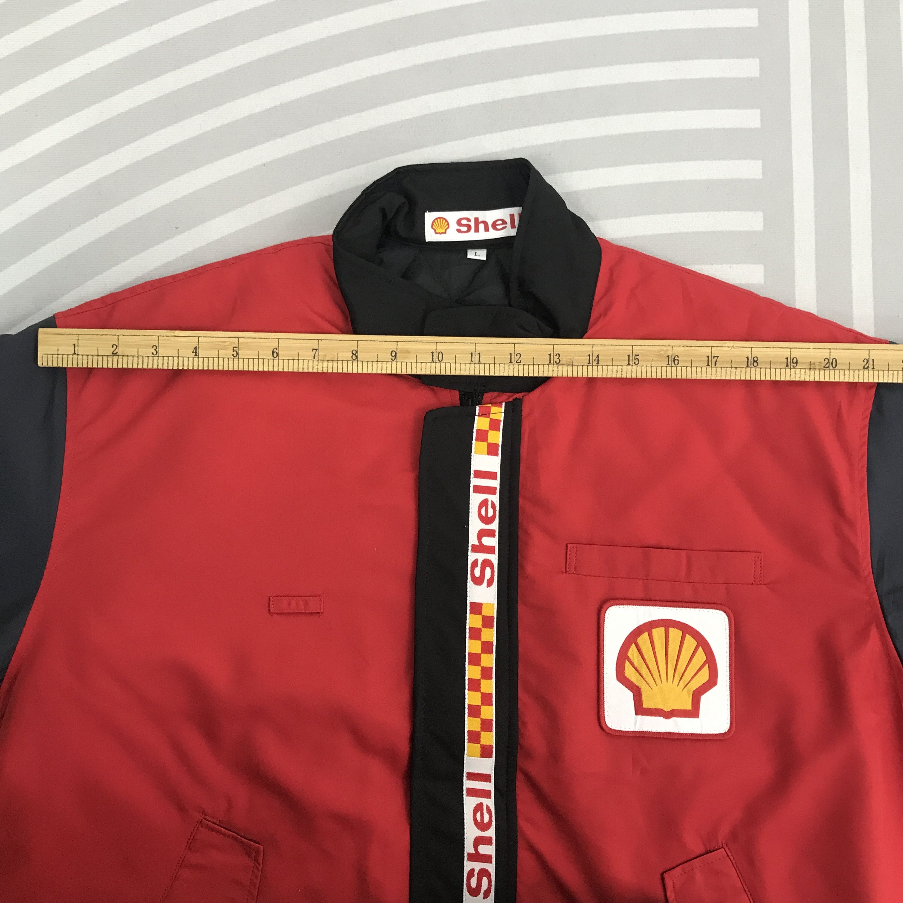 Japanese Brand × Vintage Vintage Shell Oil Brand racing zipper jacket Size US M / EU 48-50 / 2 - 6 Thumbnail