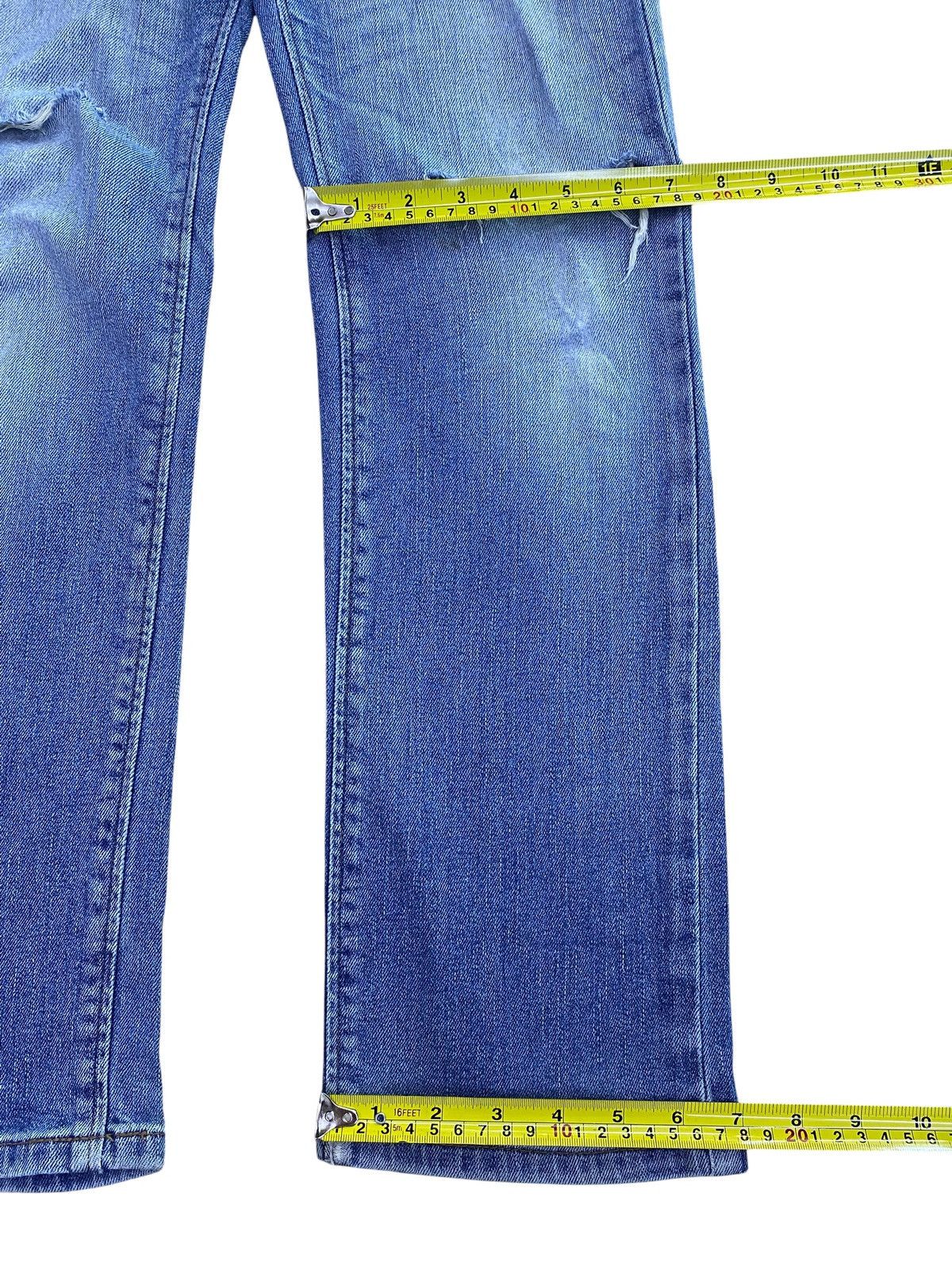 Edwin Vintage Edwin Acid Blue Wash Style Straight Cut Jeans Size US 27 - 6 Thumbnail