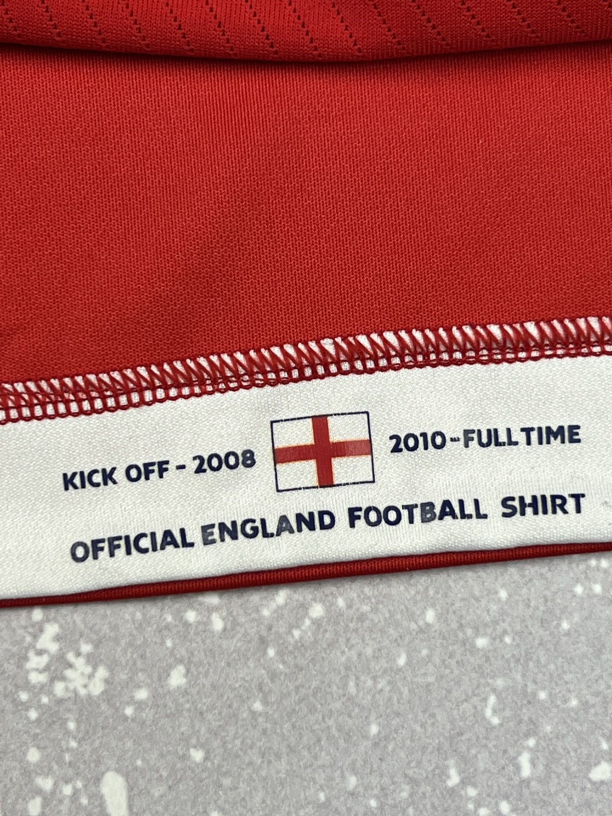 Umbro 2008/2010 Umbro England Away Soccer Jersey Shirt Mens S Red Size US S / EU 44-46 / 1 - 5 Thumbnail