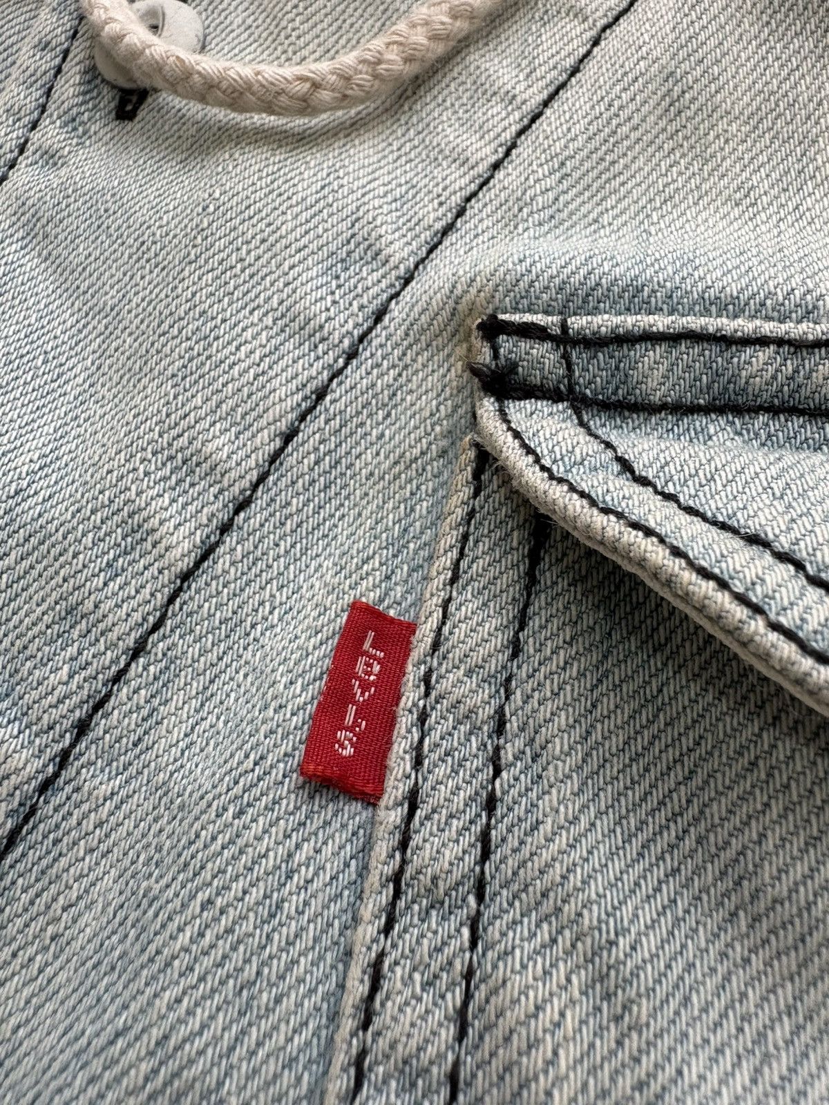 Levi's Levi’s Hooded Classic Worker Shirt Jacket Light Wash M Size US M / EU 48-50 / 2 - 9 Thumbnail