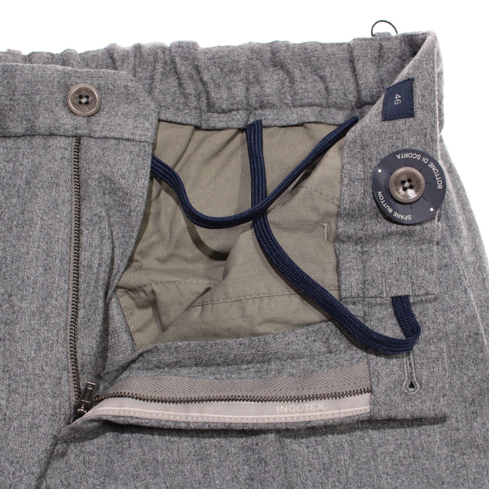 Incotex INCOTEX New with tags Dress Pants Size 30 US In Gray Size US 30 / EU 46 - 3 Thumbnail