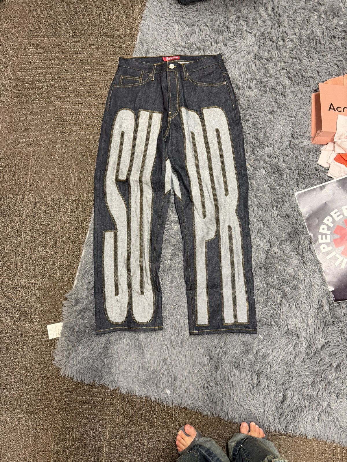 Supreme Supreme S-Logo Rigid baggy jeans - 30 | Grailed