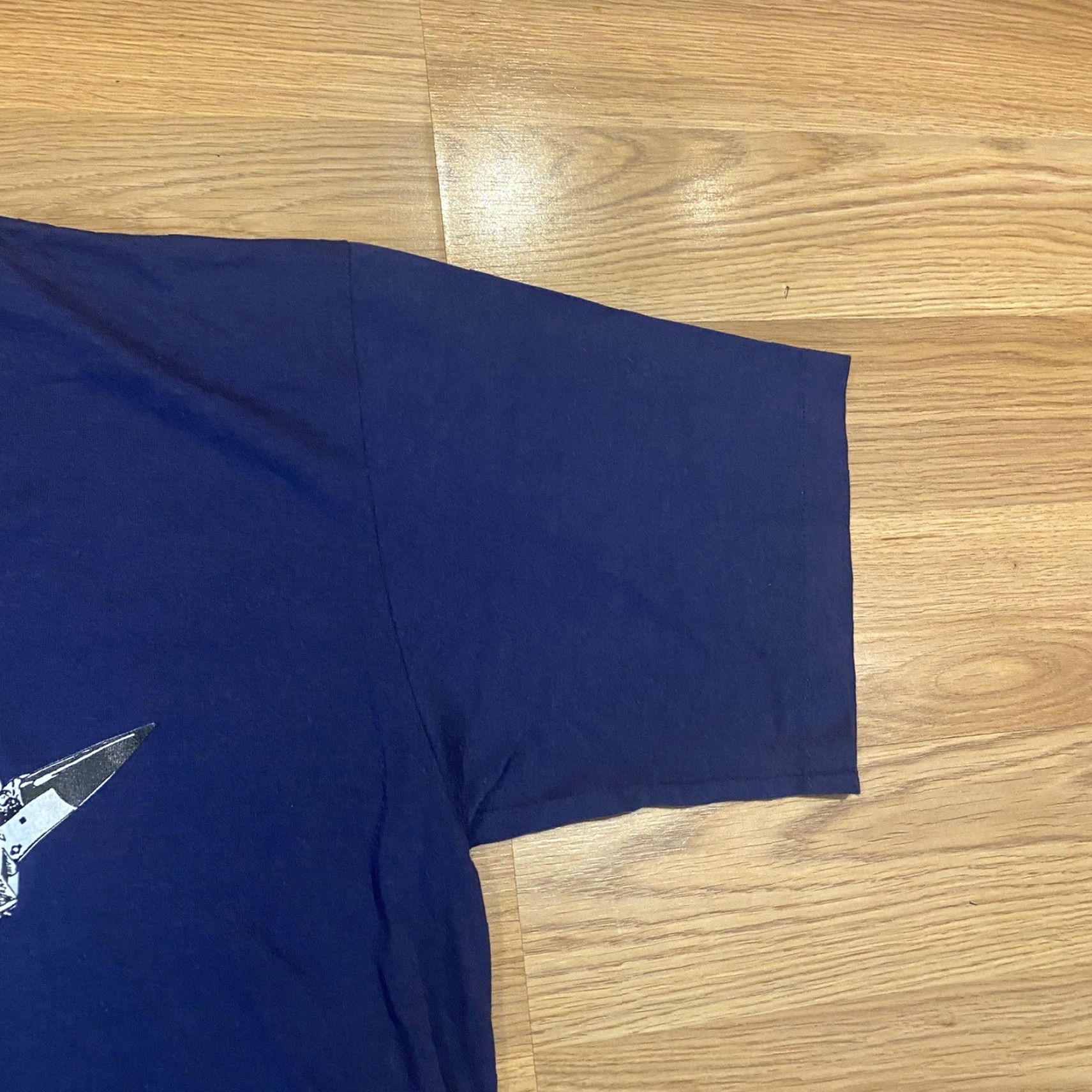 Velva Sheen VINTAGE Operation Desert Storm T Shirt Blue 90s Single-Stitch Tee Men’s XXL Velva Sheen Shirt Men 2XL Blue Size US XXL / EU 58 / 5 - 3 Thumbnail