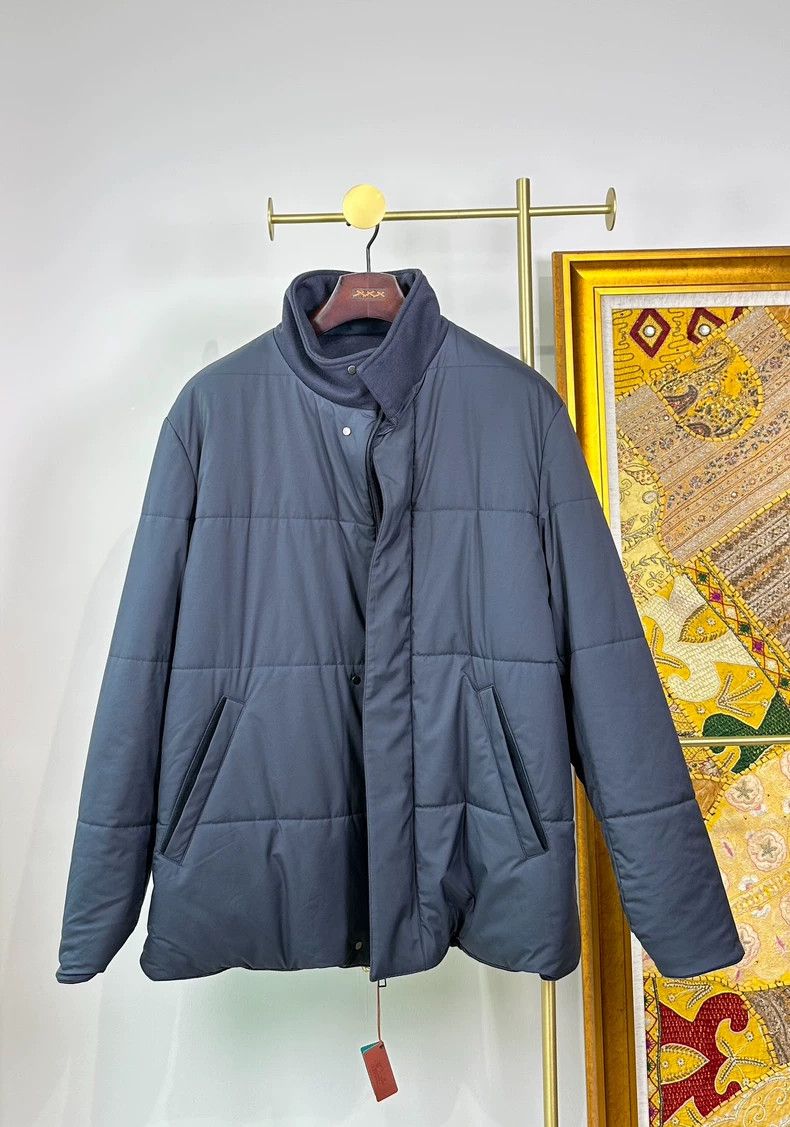Loro Piana LORO PIANA Wool and cashmere cotton coat Size US XL / EU 56 / 4 - 3 Thumbnail