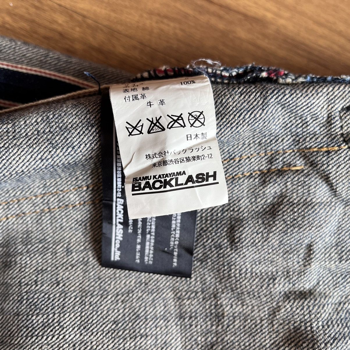 If Six Was Nine × Isamu Katayama Backlash × Le Grande Bleu (L.G.B.) Isamu Katayama Backlash Ripped Selvedge Bootcut Denim Pants Size US 32 / EU 48 - 8 Thumbnail