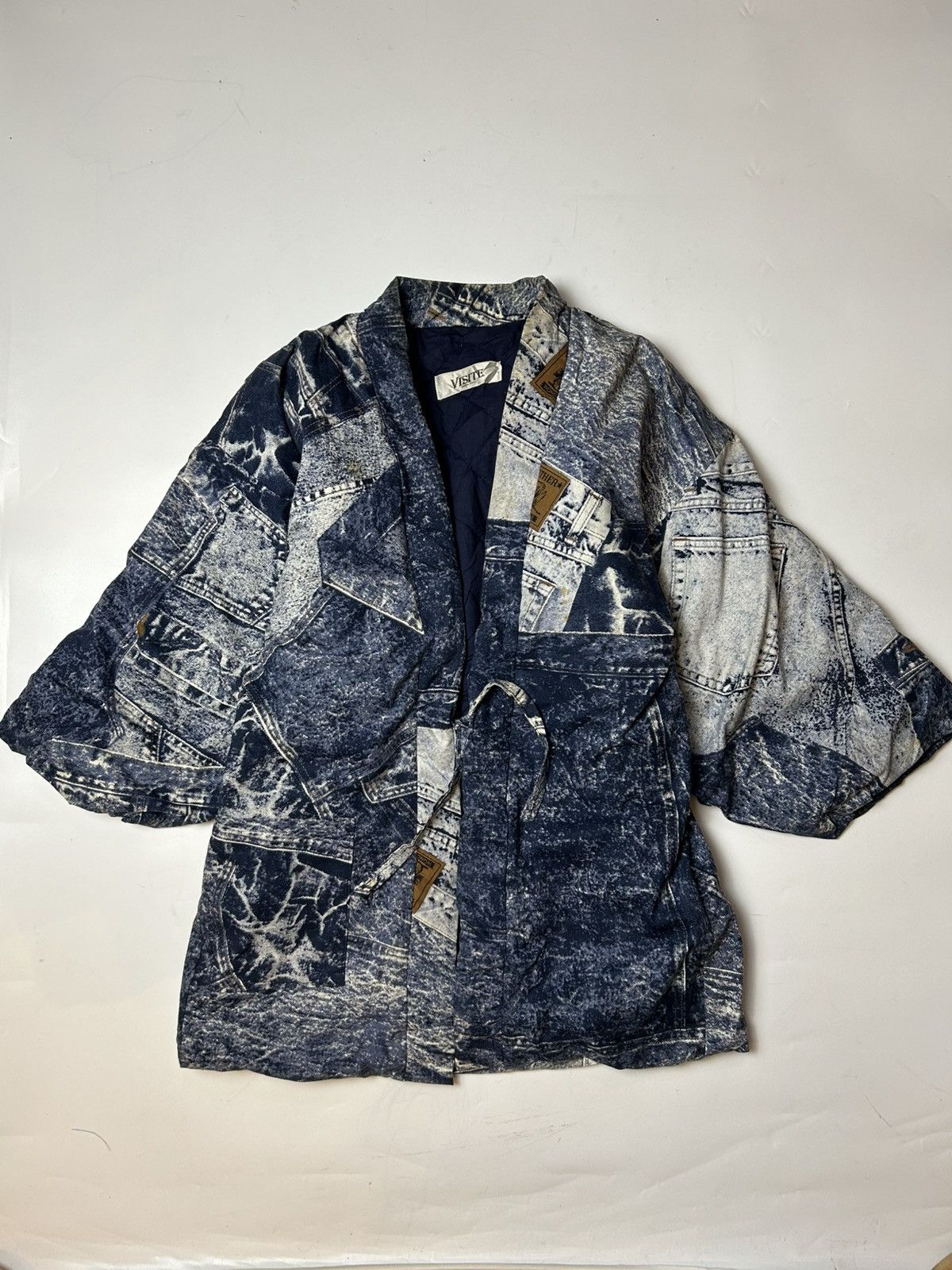 Designer × Japanese Brand × Vintage VINTAGE WWII DOG FIGHT KIMONO Size US S / EU 44-46 / 1 - 2 Thumbnail