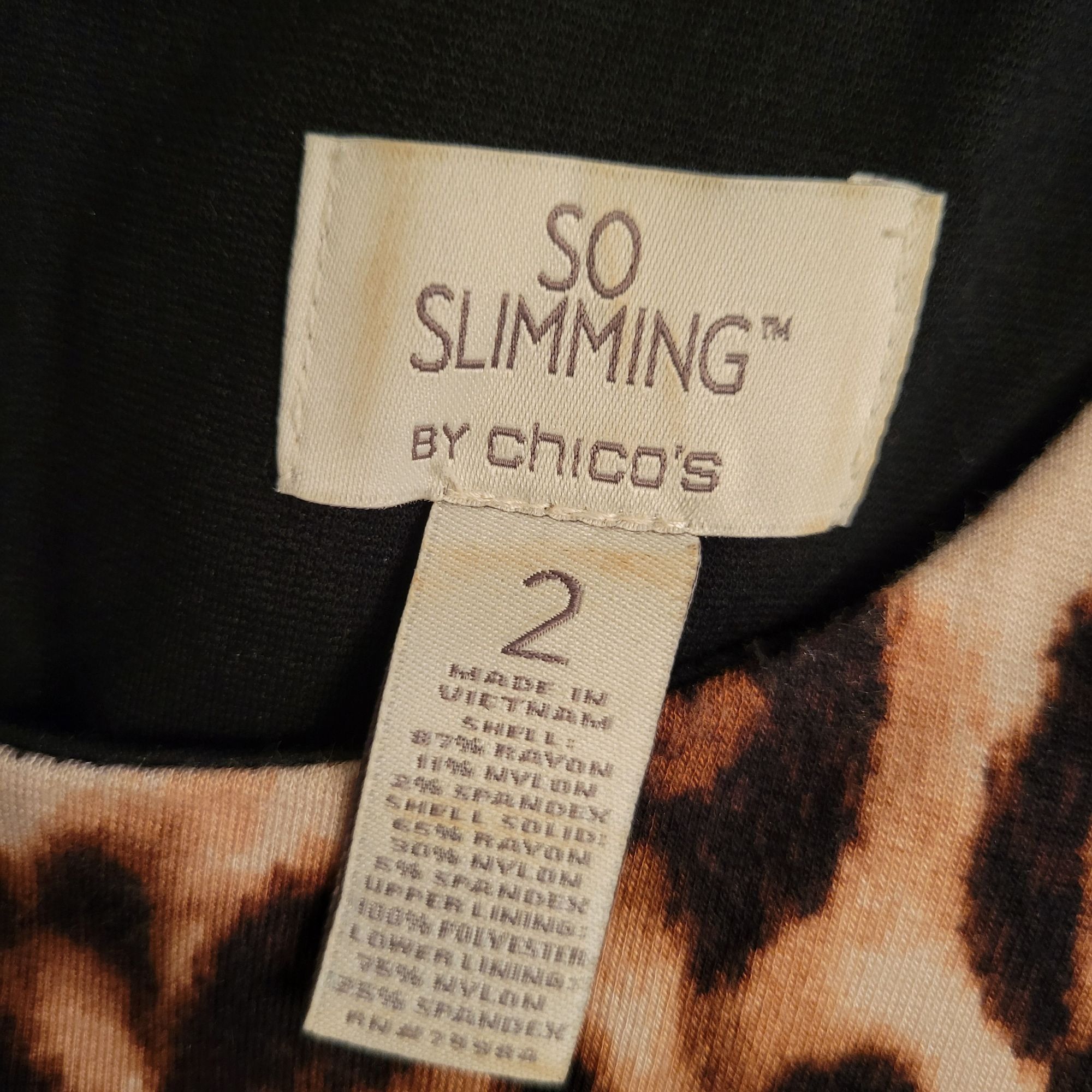 Chicos Chicos So Slimming 2 Leopard Print Panel Dress Built in Shap Size L / US 10 / IT 46 - 4 Thumbnail