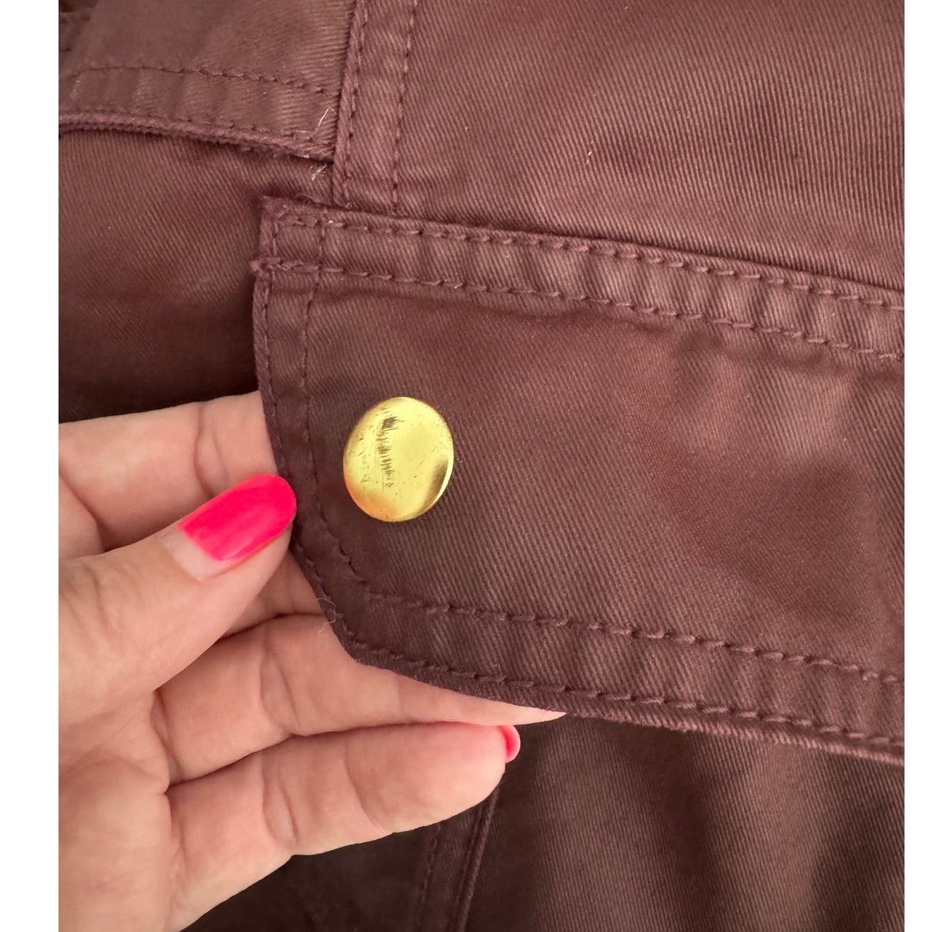 J.Crew J. Crew waxed cotton Downtown Field Jacket burgundy size XS Size XS / US 0-2 / IT 36-38 - 6 Thumbnail