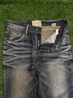 Japanese Brand Vintage Y2k Lolita Zipper Pocket Clawmark Faded Denim Jeans Size US 29 - 13 Thumbnail