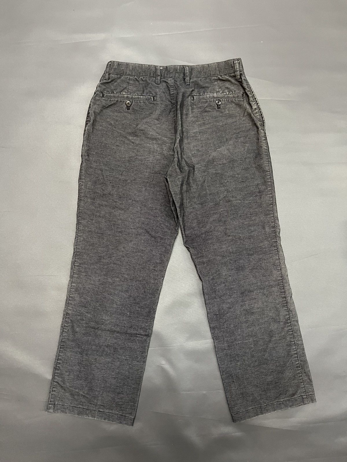 Designer × Japanese Brand × Kansai Yamamoto KANSAI YAMAMOTO DESIGNER DARK GREY CASUAL PANTS Size US 31 - 2 Thumbnail