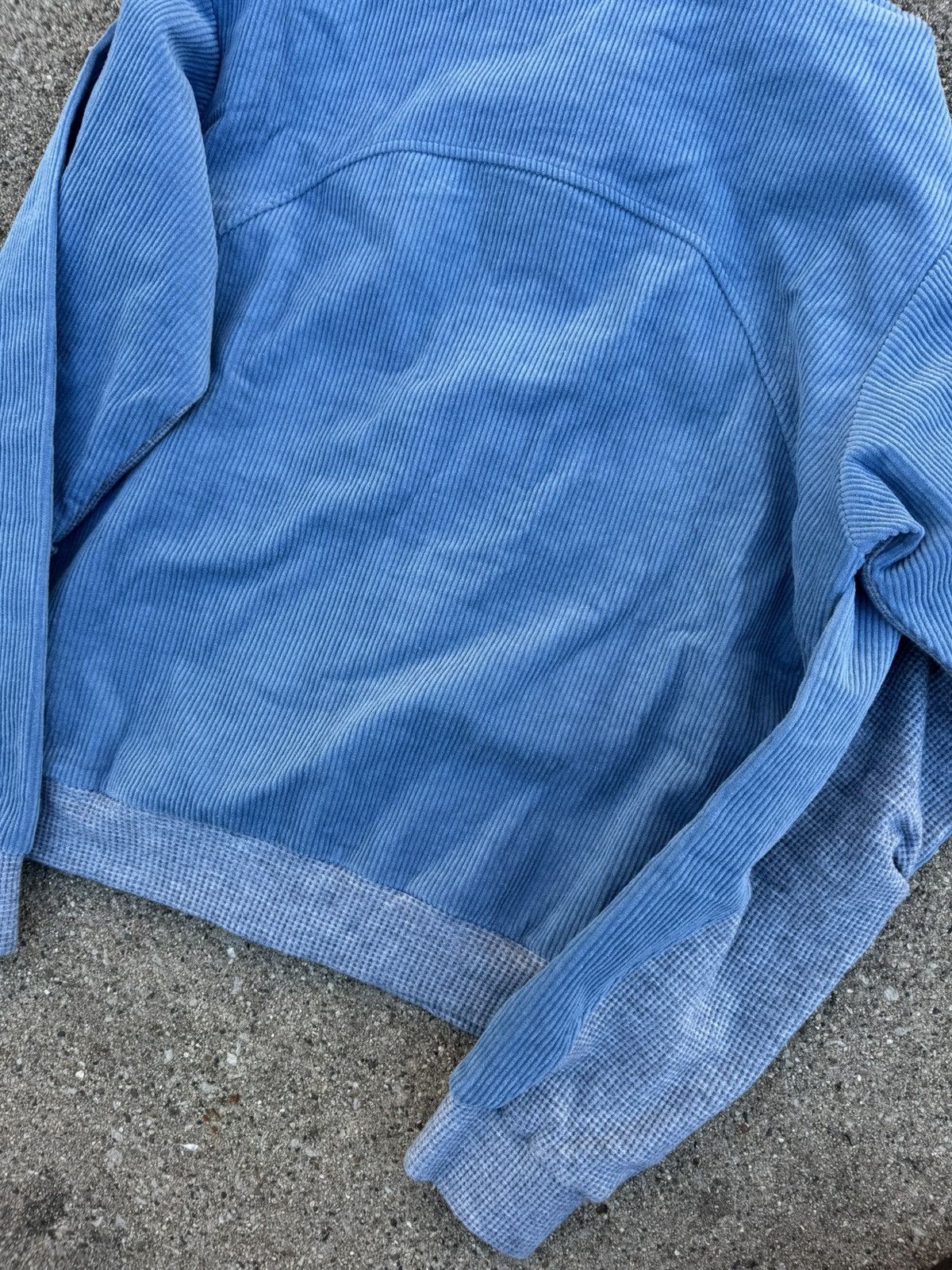 Japanese Brand Rare keychain hole corduroy zip up thermal hybrid zip up Size US L / EU 52-54 / 3 - 9 Thumbnail