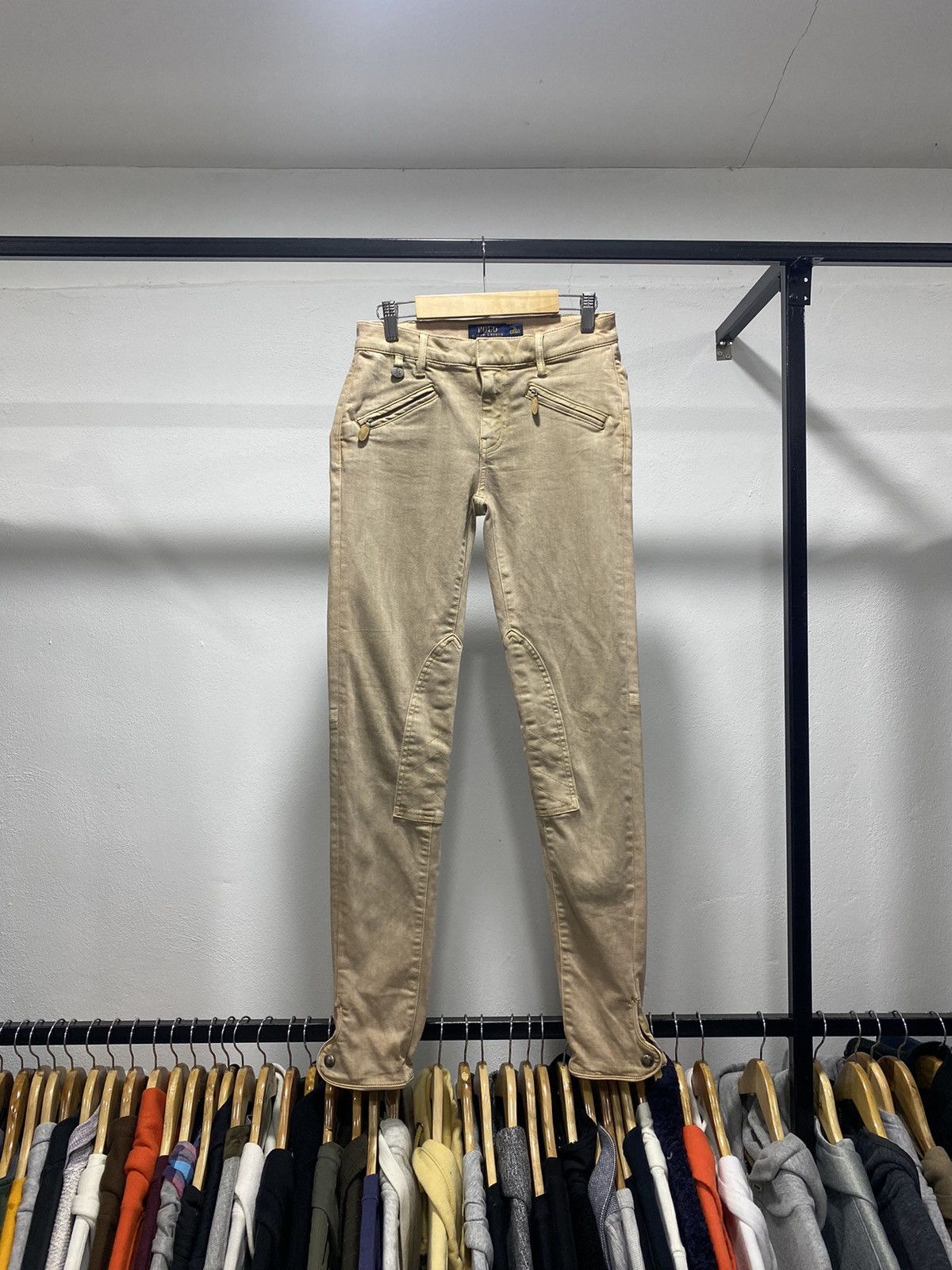 Polo Ralph Lauren × Vintage Rare☠️Polo Ralph Lauren Jodhpurs Horses Pants Unique Size 28" / US 6 / IT 42 - 1 Thumbnail