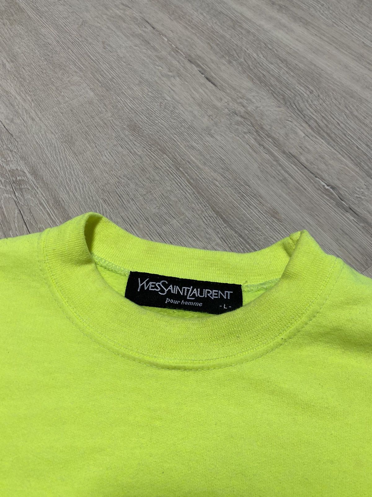 Vintage × Yves Saint Laurent Vintage YVES SAINT LAURENT Fashion Design Sweatshirt Size US L / EU 52-54 / 3 - 11 Thumbnail