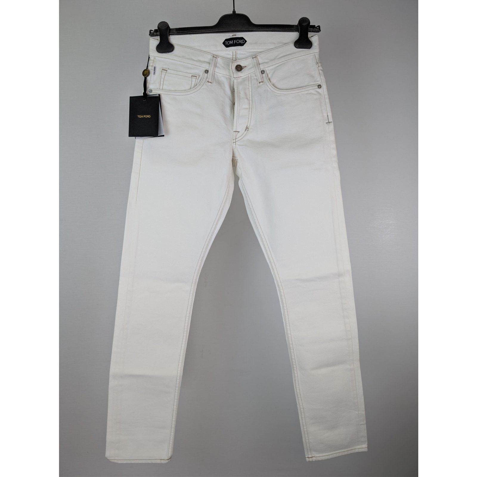 Tom Ford o1rshd1 Slim Jeans in White 30 Size US 30 / EU 46 - 1 Thumbnail