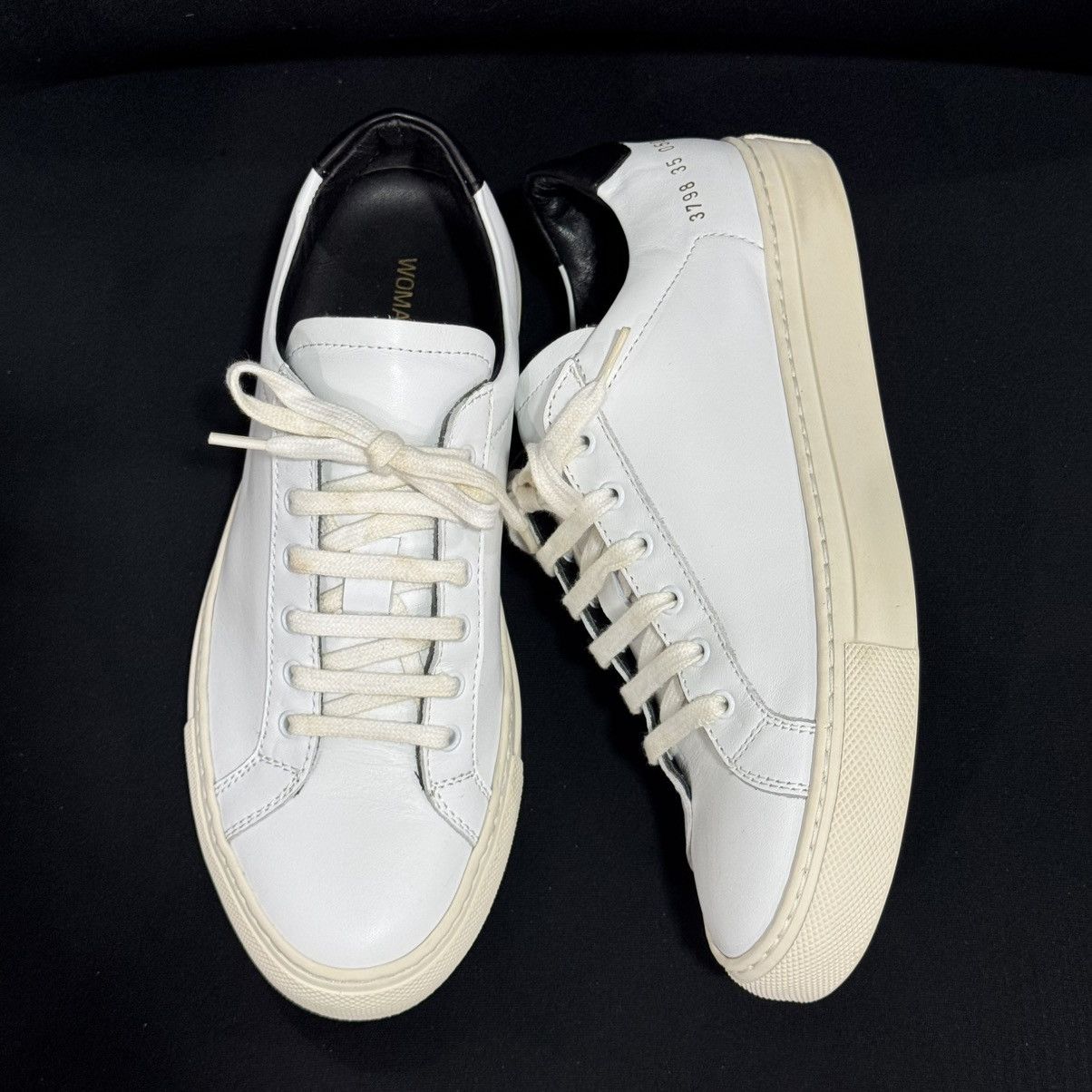 Common Projects Common Projects Women’s Achilles Low – White/Black Size US 5 / IT 35 - 8 Thumbnail