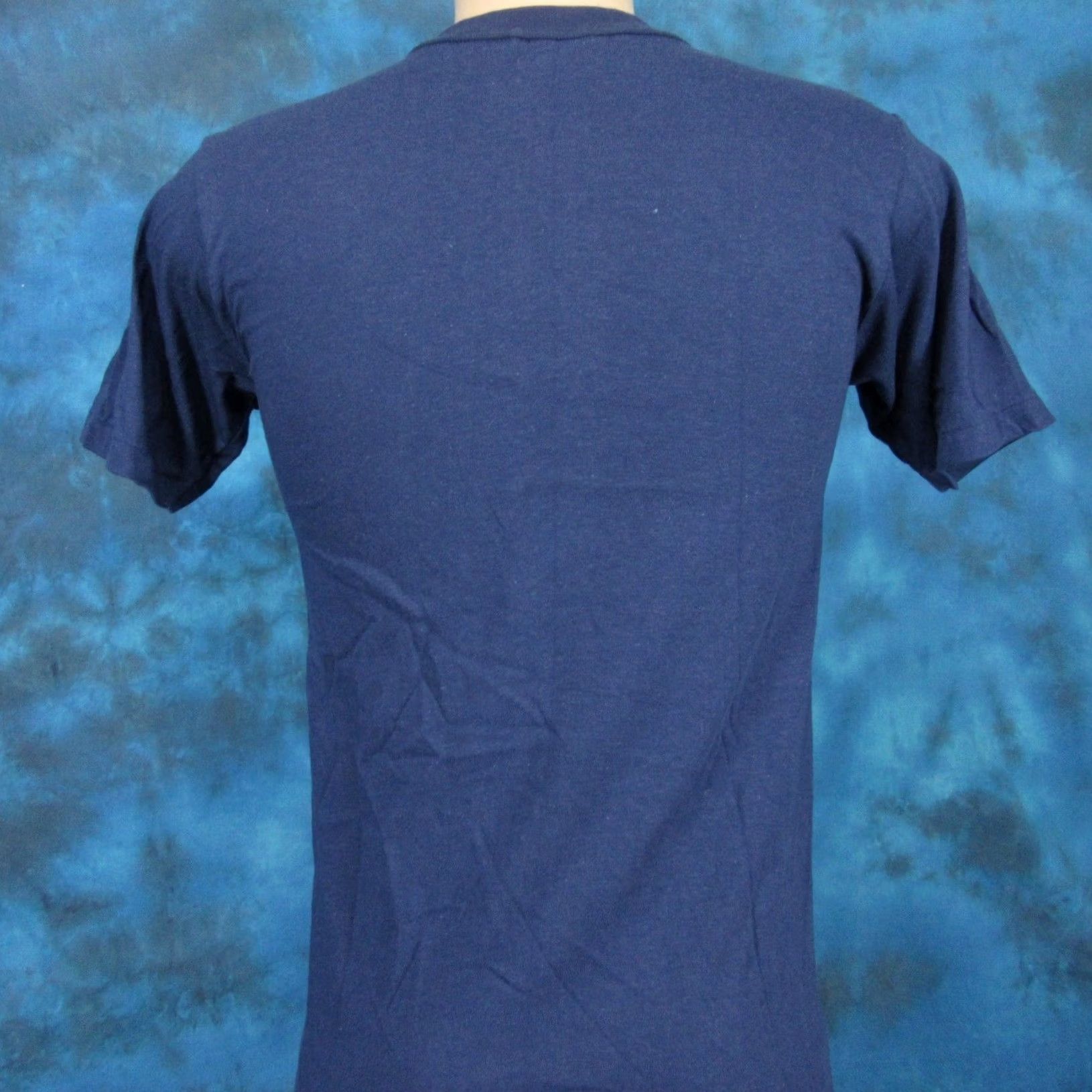 Vintage VINTAGE United States Navy T-Shirt XS Men Blue 80s 90s Paper Thin Artex Crew Neck Short Sleeve Deadstock Unisex Flock Print Size US XS / EU 42 / 0 - 4 Thumbnail