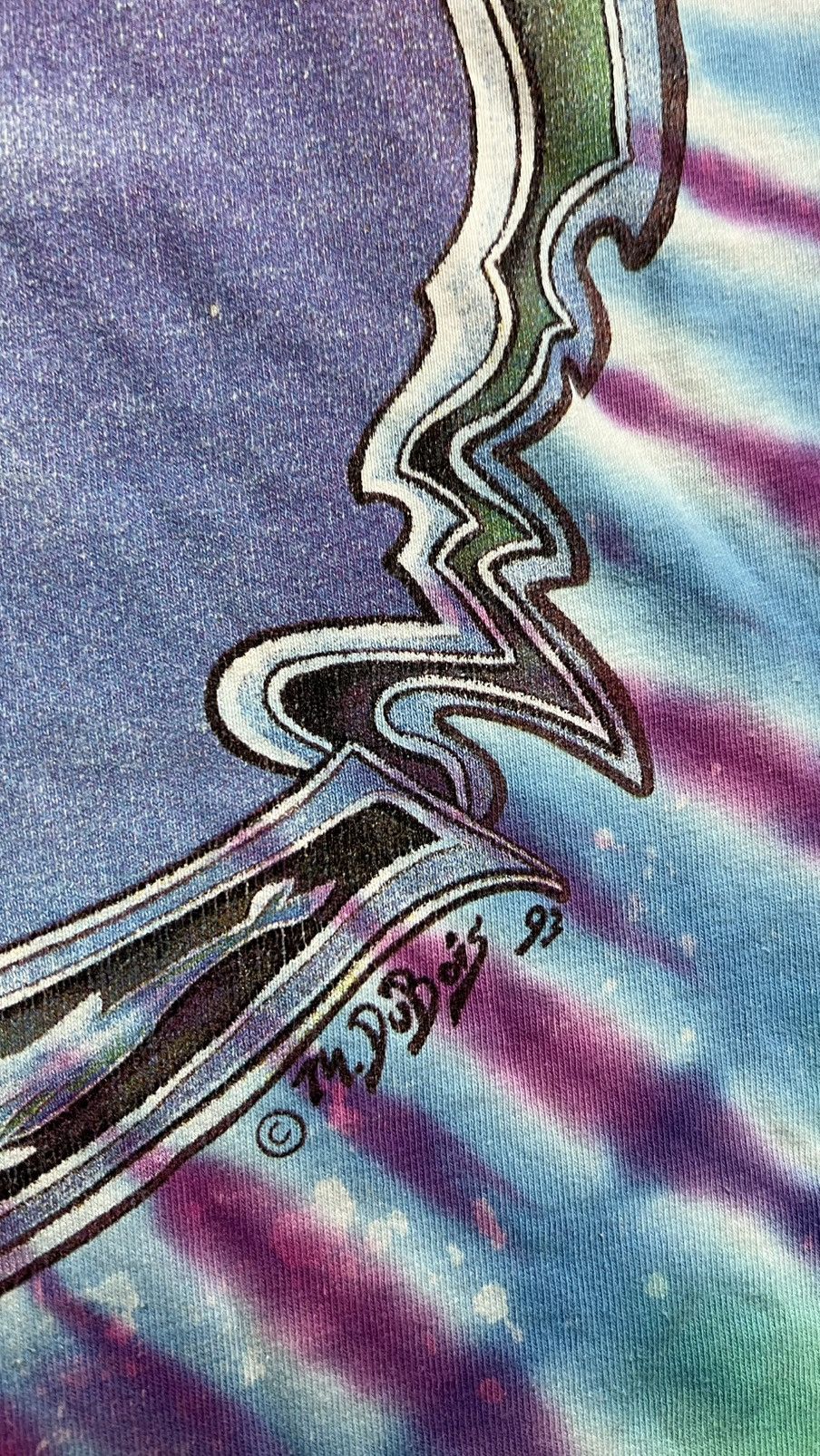 1993 Grateful Dead summer season M.Dubois anvil tee