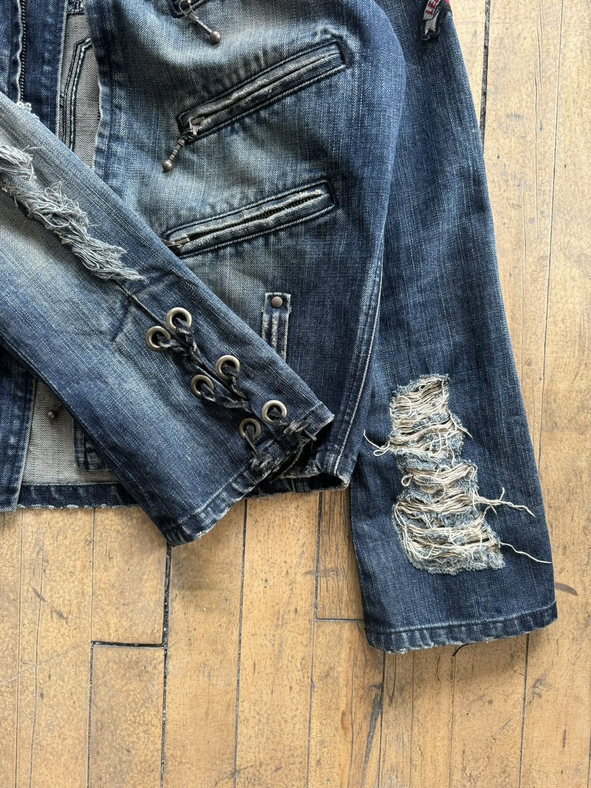If Six Was Nine Led Rechwe Rodeo Denim Jacket Size US S / EU 44-46 / 1 - 5 Thumbnail