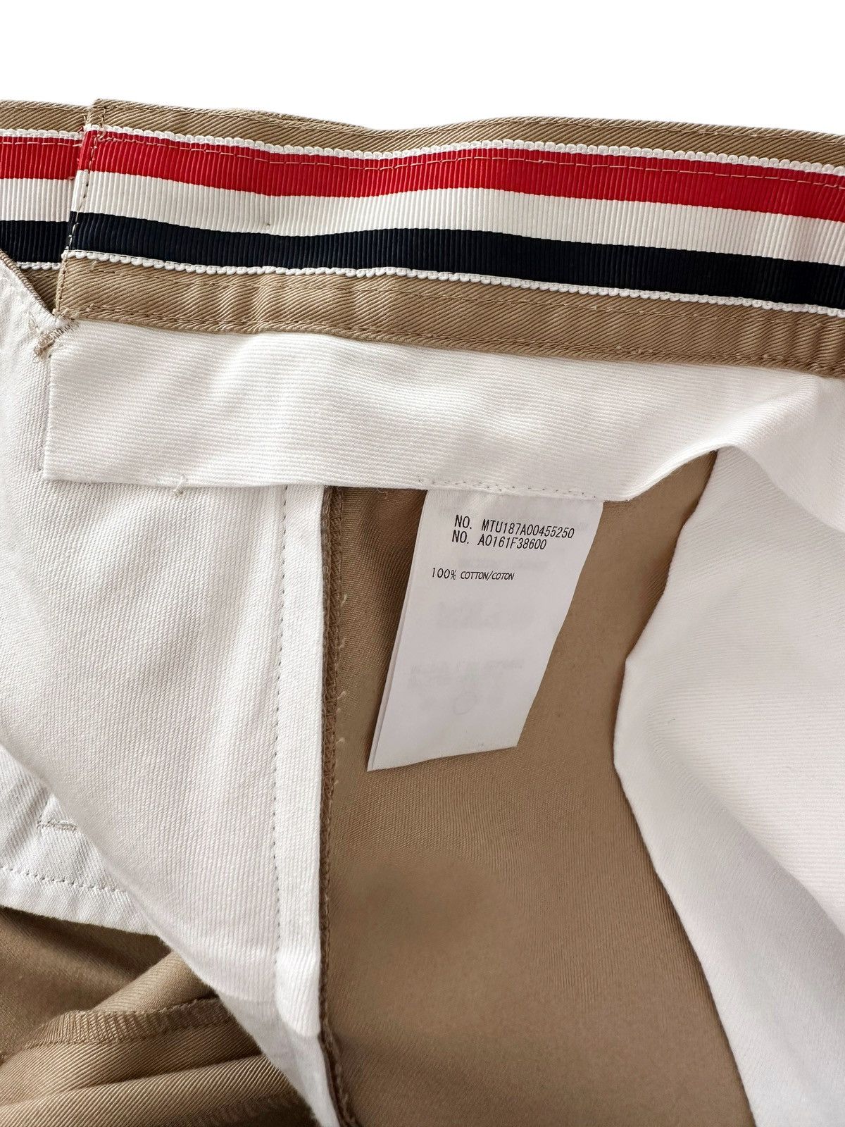 Thom Browne Sz4 Unconstructed Chino Khaki Twill Trouser Size US 34 / EU 50 - 7 Thumbnail