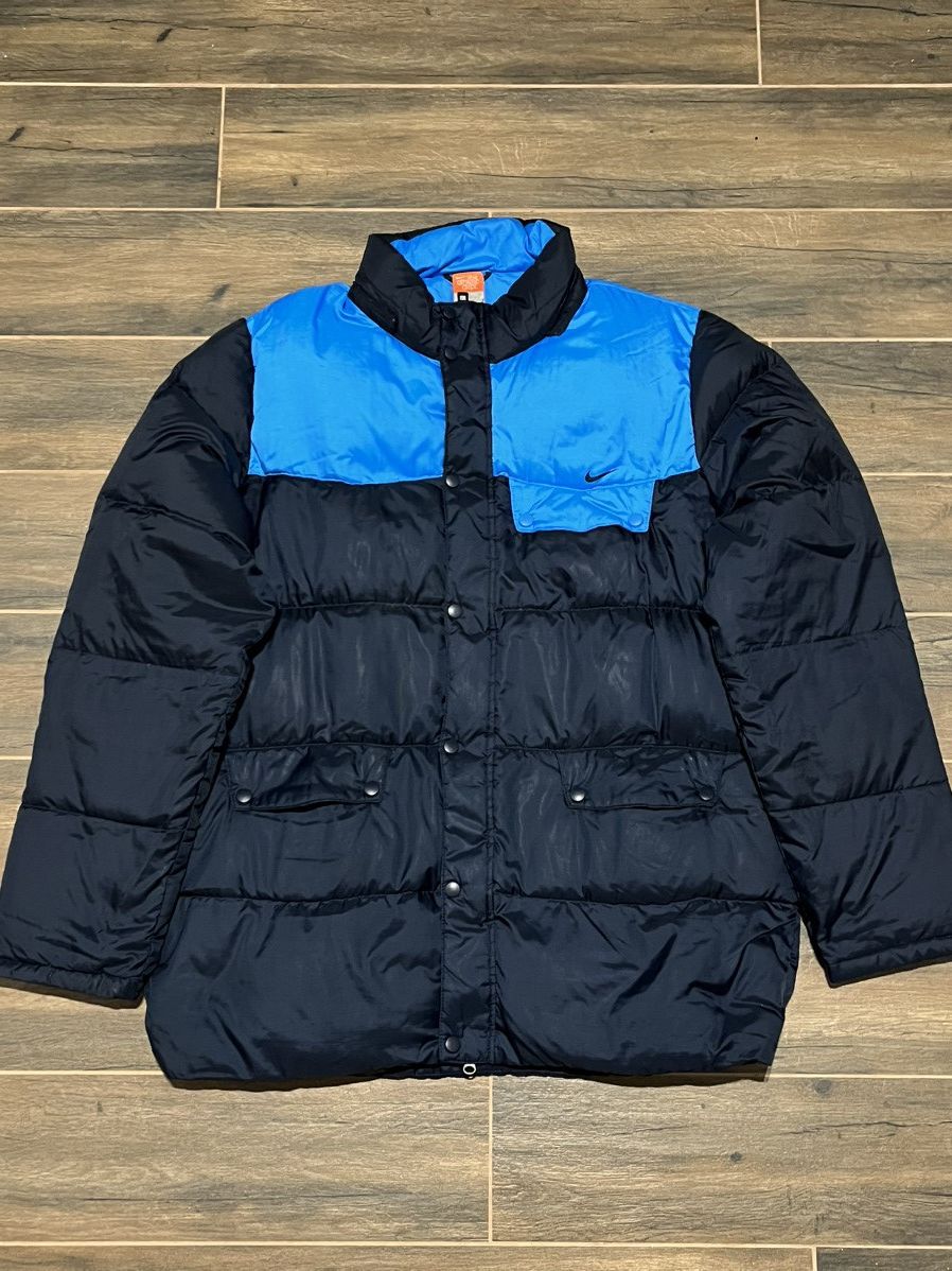 Nike × Vintage VINTAGE NIKE Y2K DOWN PUFFER Size US XL / EU 56 / 4 - 1 Thumbnail