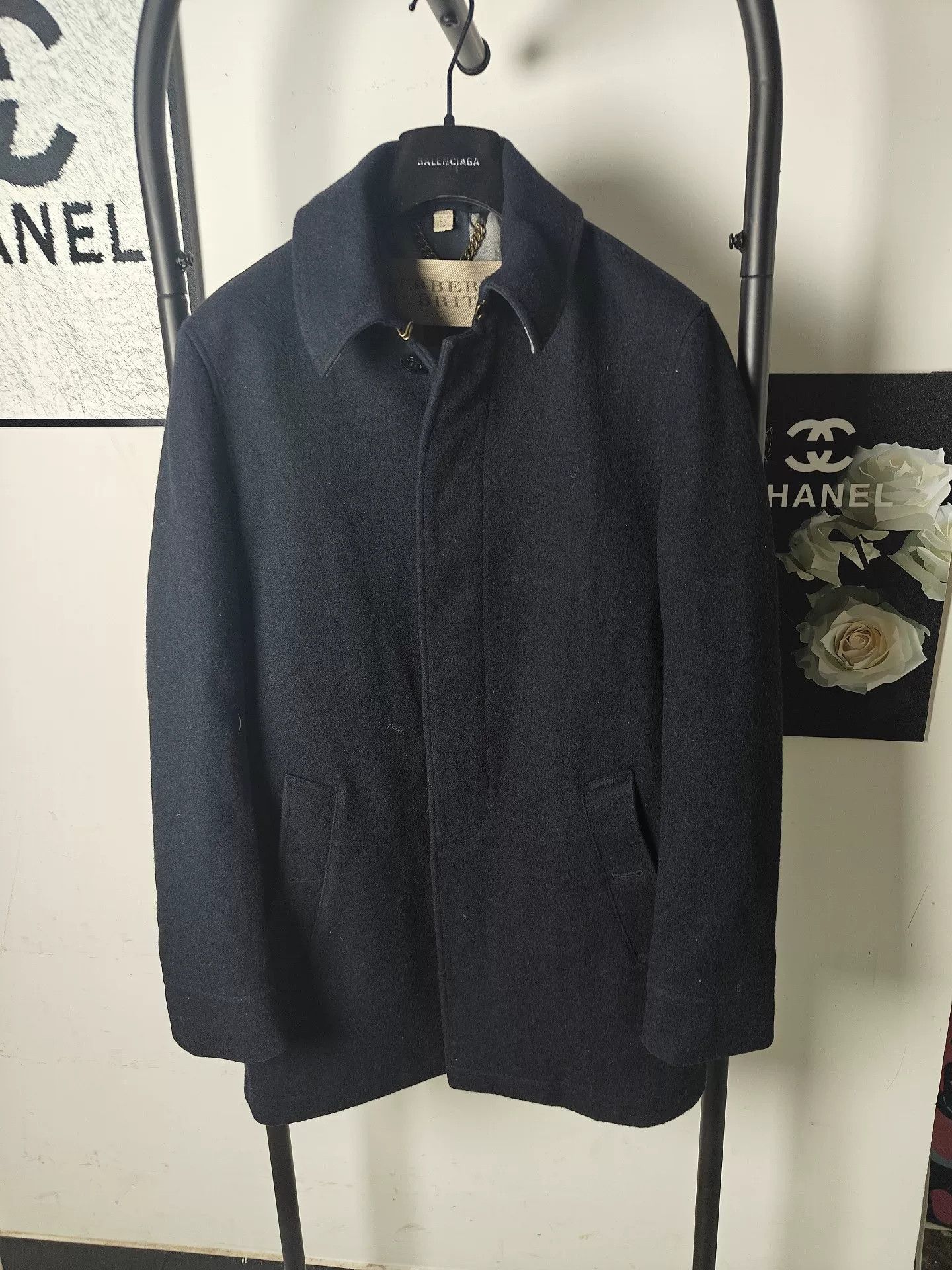 Burberry Authentic Burberry Wool Coat Size US M / EU 48-50 / 2 - 1 Thumbnail