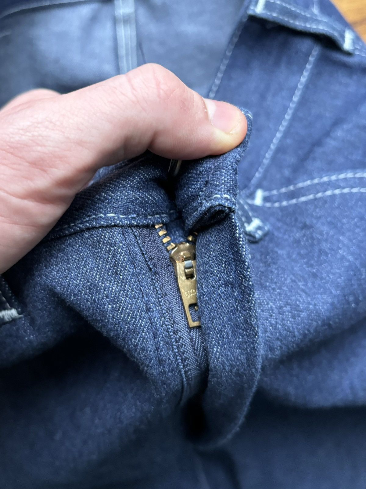 Sears × Vintage 70s Sears Toughskin Jeans Vintage Dark Wash Denim Carpenter Size US 30 / EU 46 - 6 Thumbnail