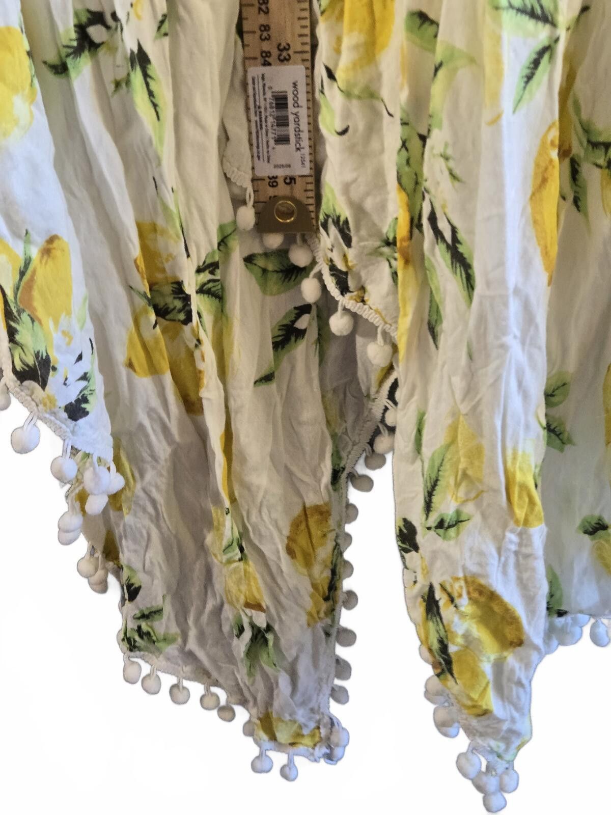 Other Goa Beachwear Sz S Flowy Lemon Sundress Tassel Boho Coastal Size S / US 4 / IT 40 - 5 Thumbnail