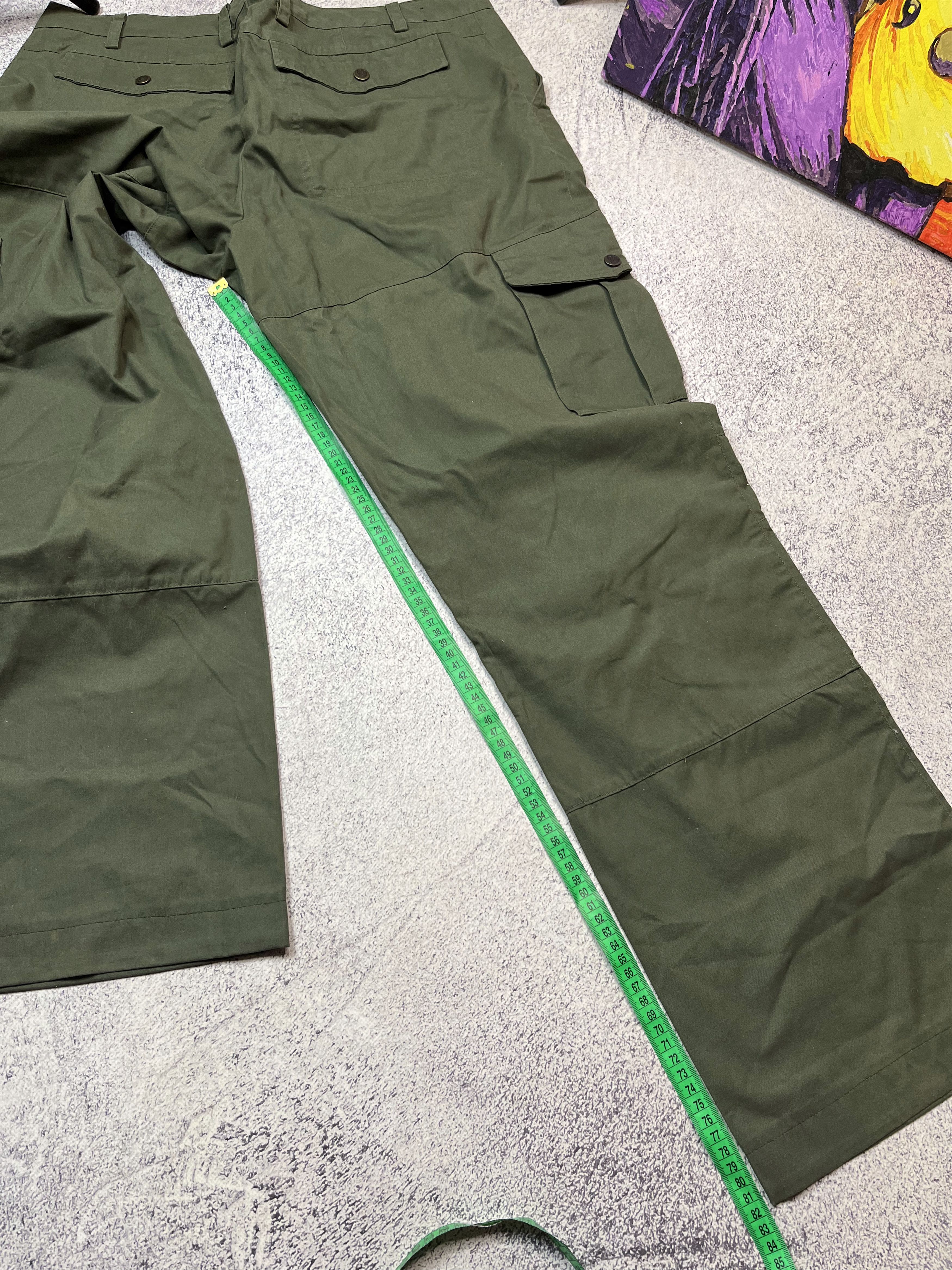Fjallraven Fjallraven G-1000 Green Trekking Cargo Pants Trousers Men's Size US 32 / EU 48 - 8 Thumbnail