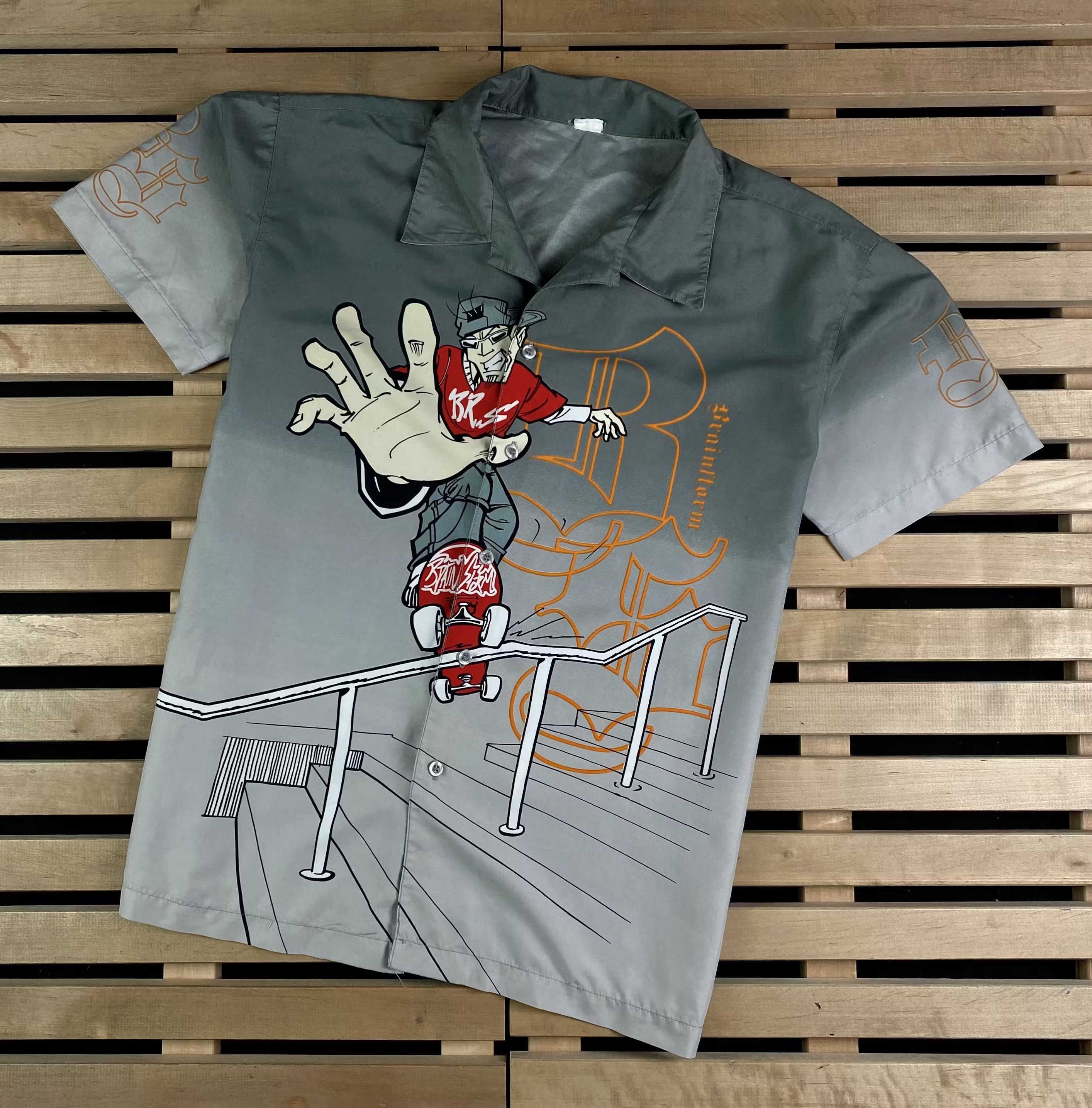 Vintage Mens Shirt Skate Crazy Vintage Size L Size US L / EU 52-54 / 3 - 1 Thumbnail