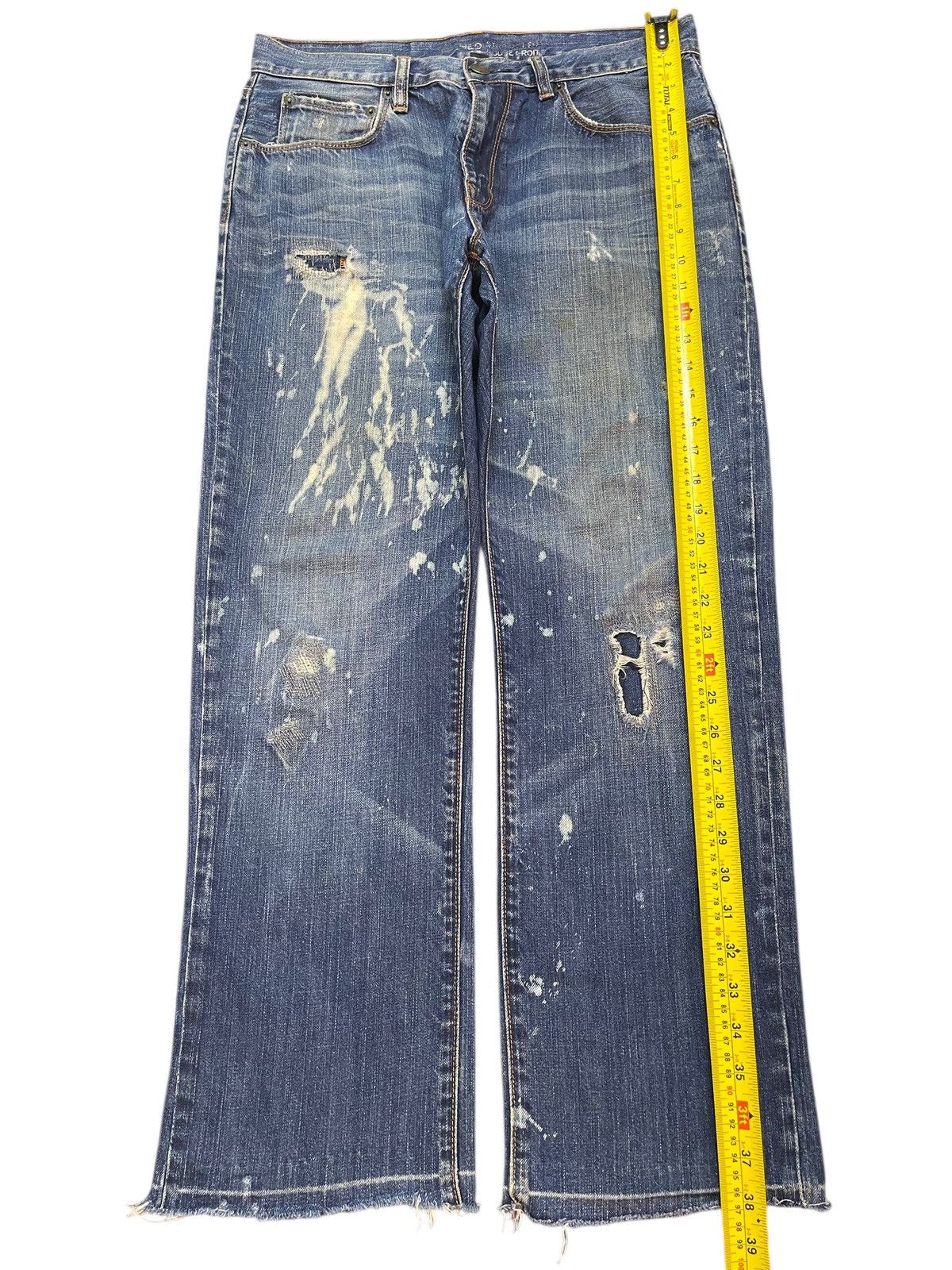 Gap Vintage Gap Mud Wash Paint Splatter Style Distress Loose Fit Size US 32 / EU 48 - 12 Thumbnail