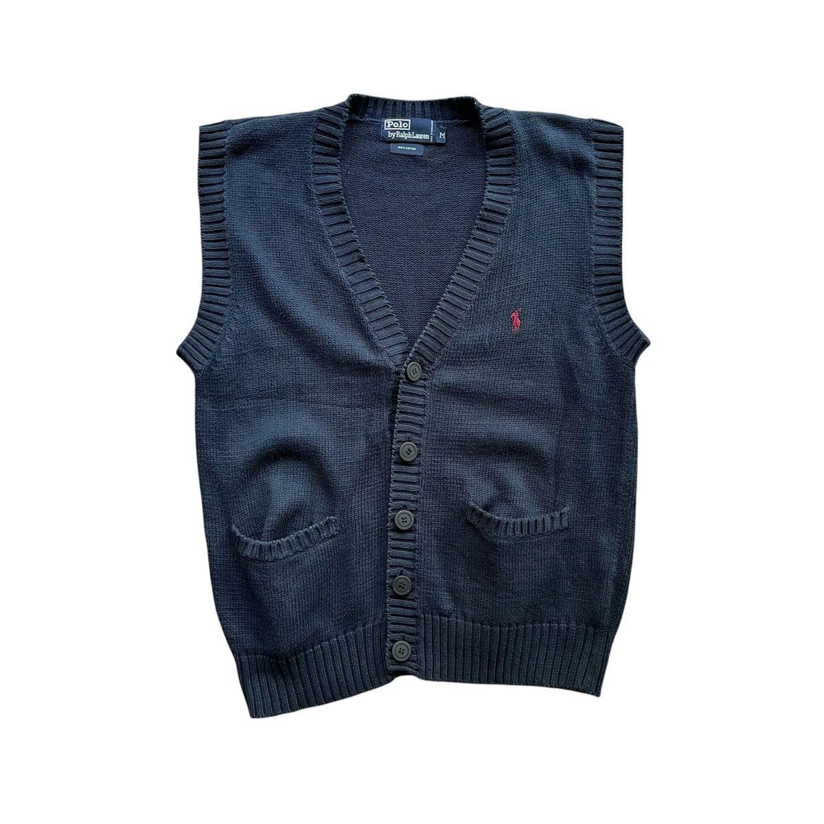 Ralph Lauren Vintage Polo Ralph Lauren Vest Knit Size US M / EU 48-50 / 2 - 1 Thumbnail