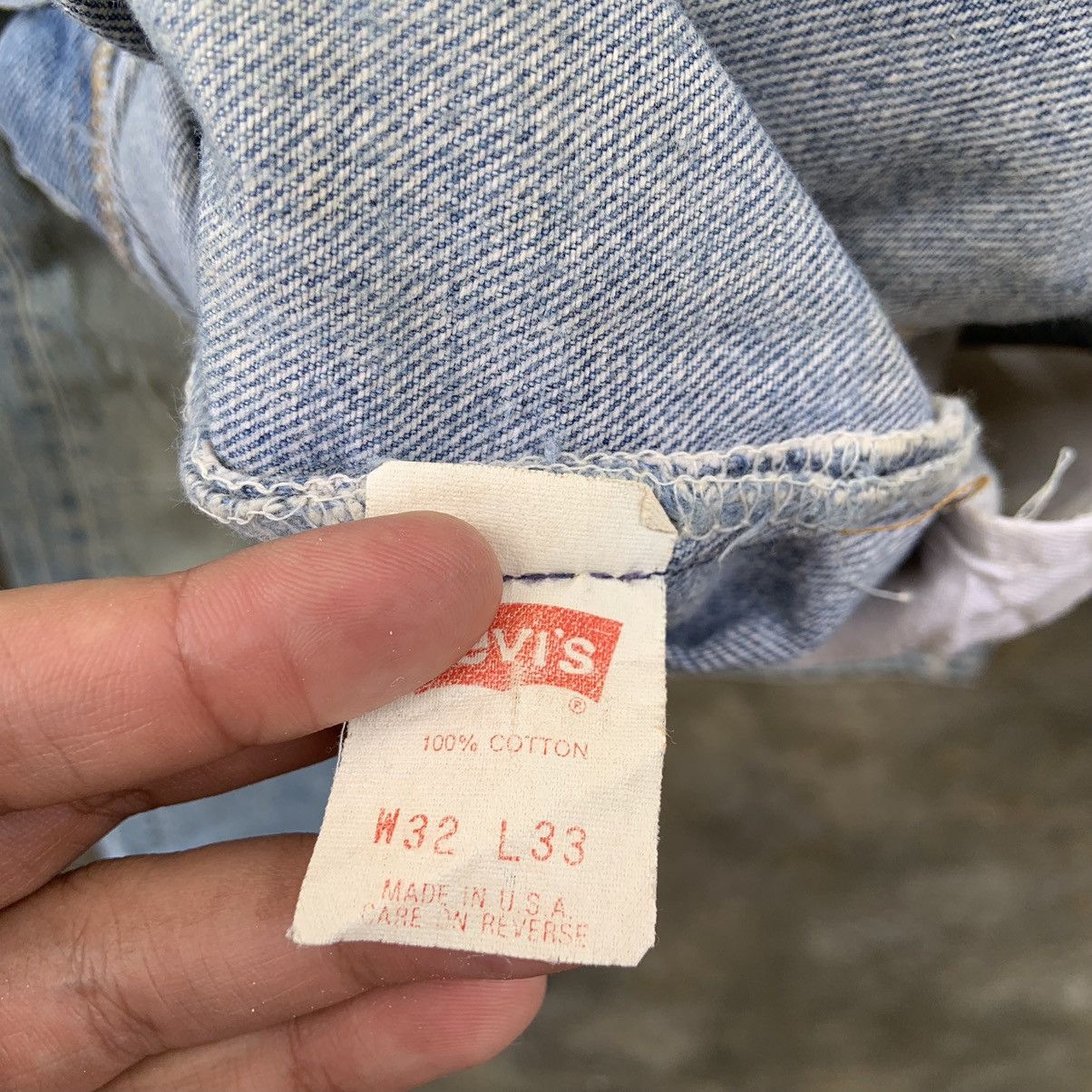 Levi's Vintage Clothing W30'' Vintage Levis 501xx Denim Blue Pants Distressed Size US 30 / EU 46 - 11 Thumbnail