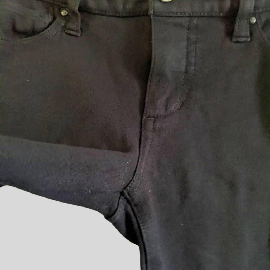 Joe's Joe's Jeans Women's Size 29 Black Stretch Cropped Skinny Pan Size 29" - 8 Thumbnail
